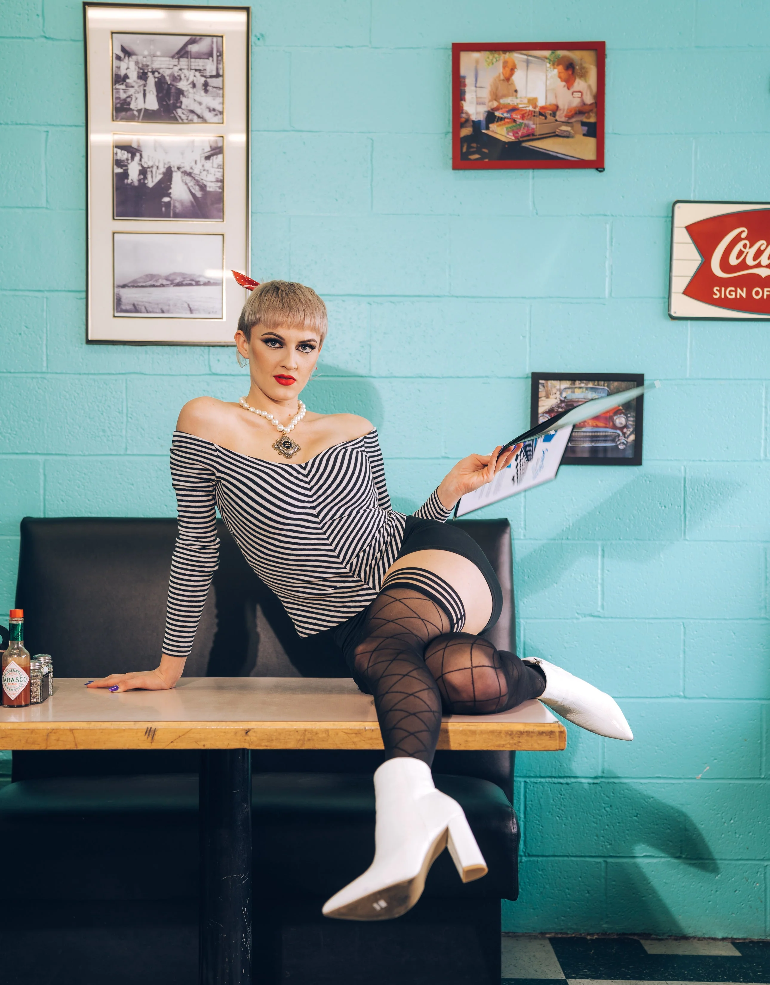 Anna: Diamonds, Bold, Beautiful, and Always in Style Thigh Highs. Petite to Plus Size - Image 5