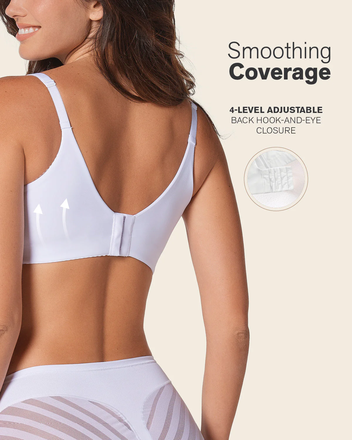 Back Smoothing Bra with Soft Full Coverage Cups - Image 25