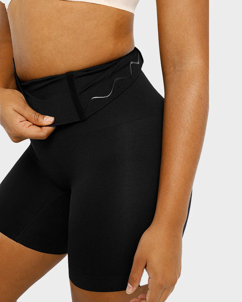 Comfort Seamless High-Waist Mid-Thigh Shaping Shorts - Image 2