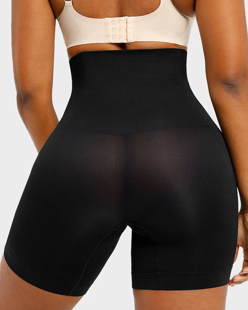 Comfort Seamless High-Waist Mid-Thigh Shaping Shorts - Image 3