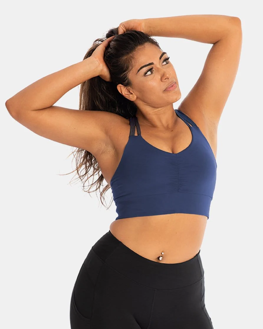 Double Down Bra – Night Swim Navy - Image 3