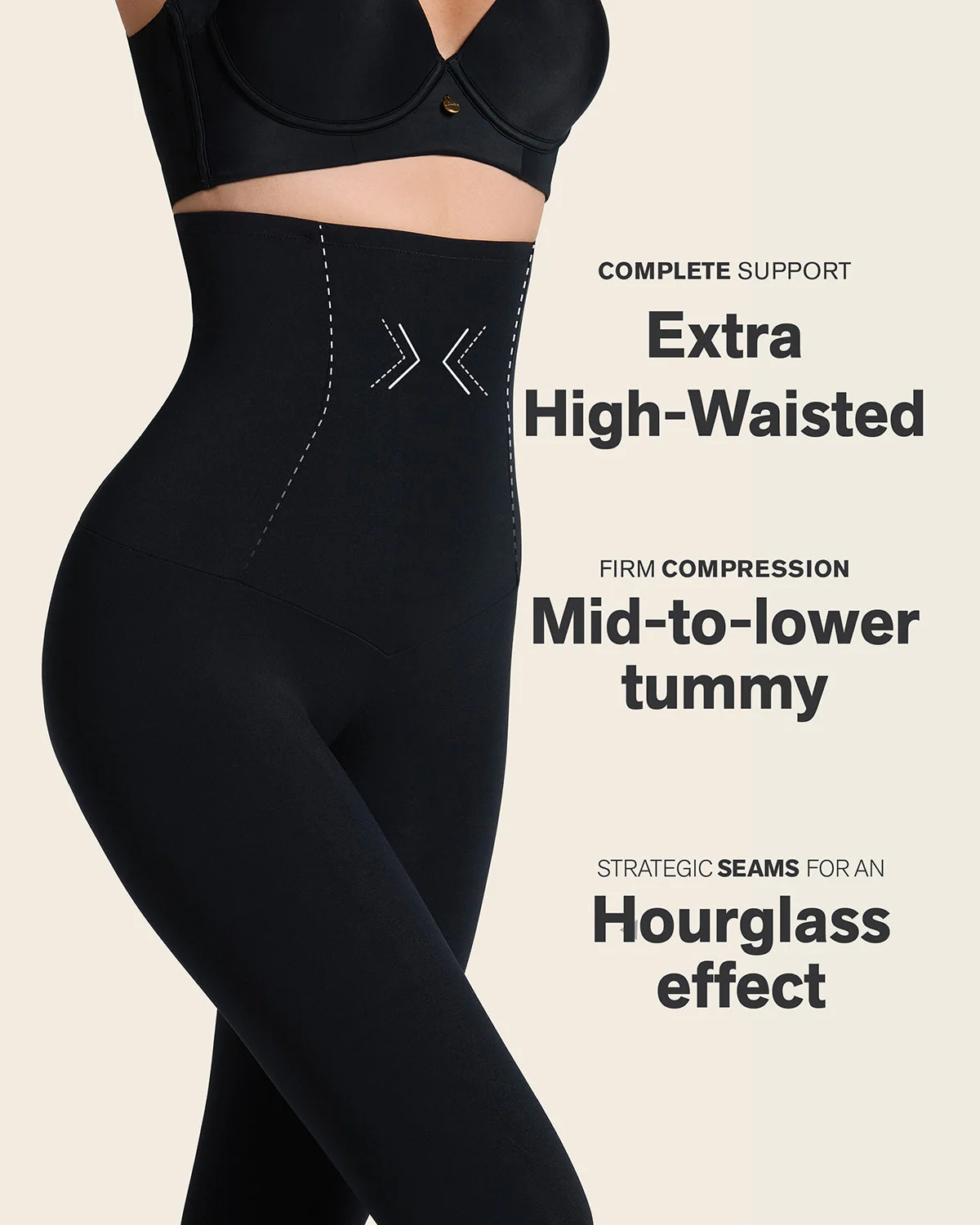 Extra High Waisted Firm Compression Legging - Image 2