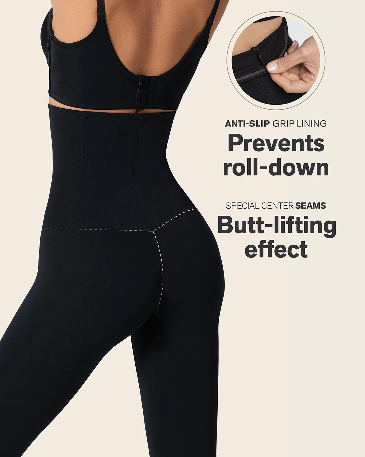 Extra High Waisted Firm Compression Legging - Image 3