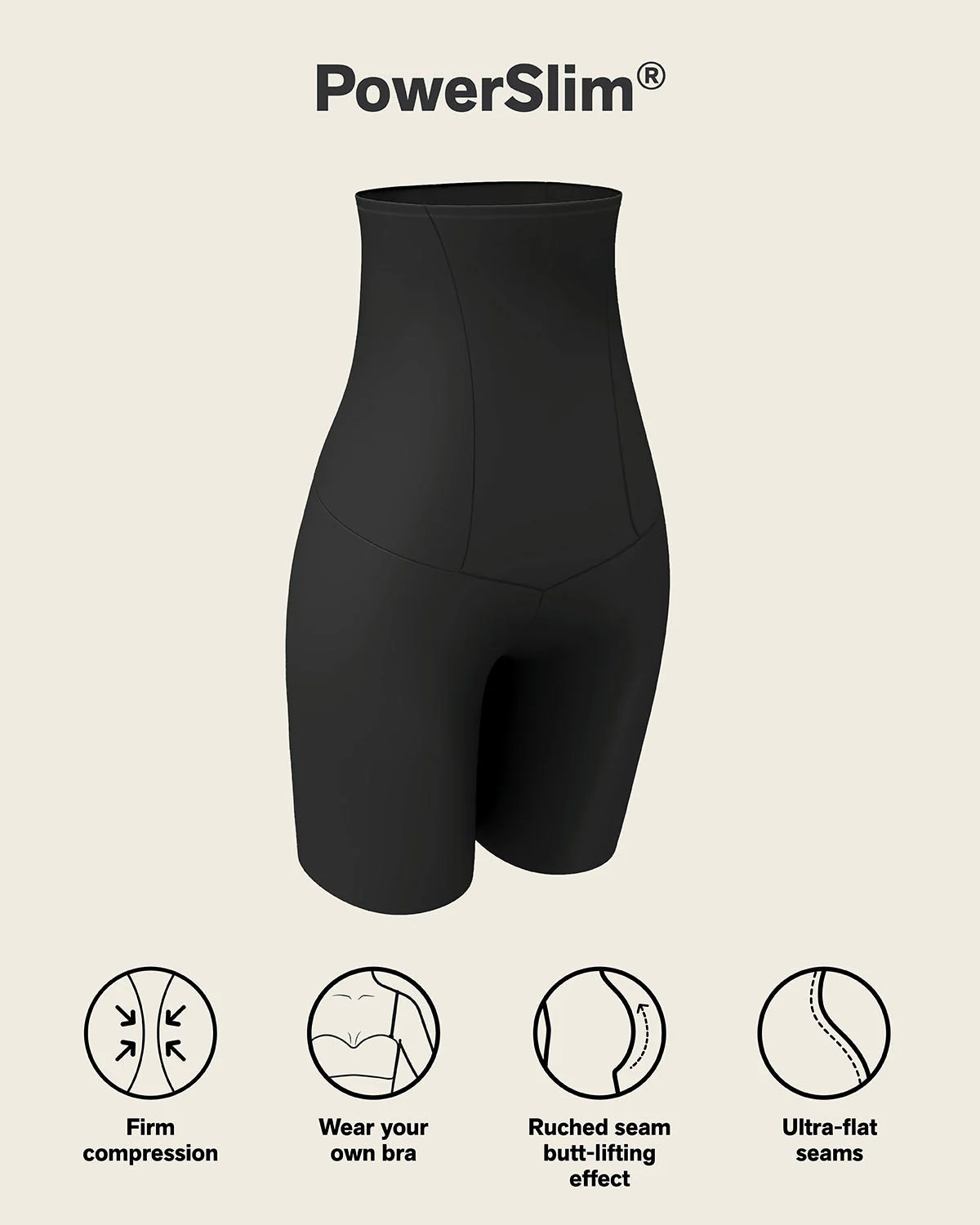 Extra High Waisted Firm Shaper Short - Image 17