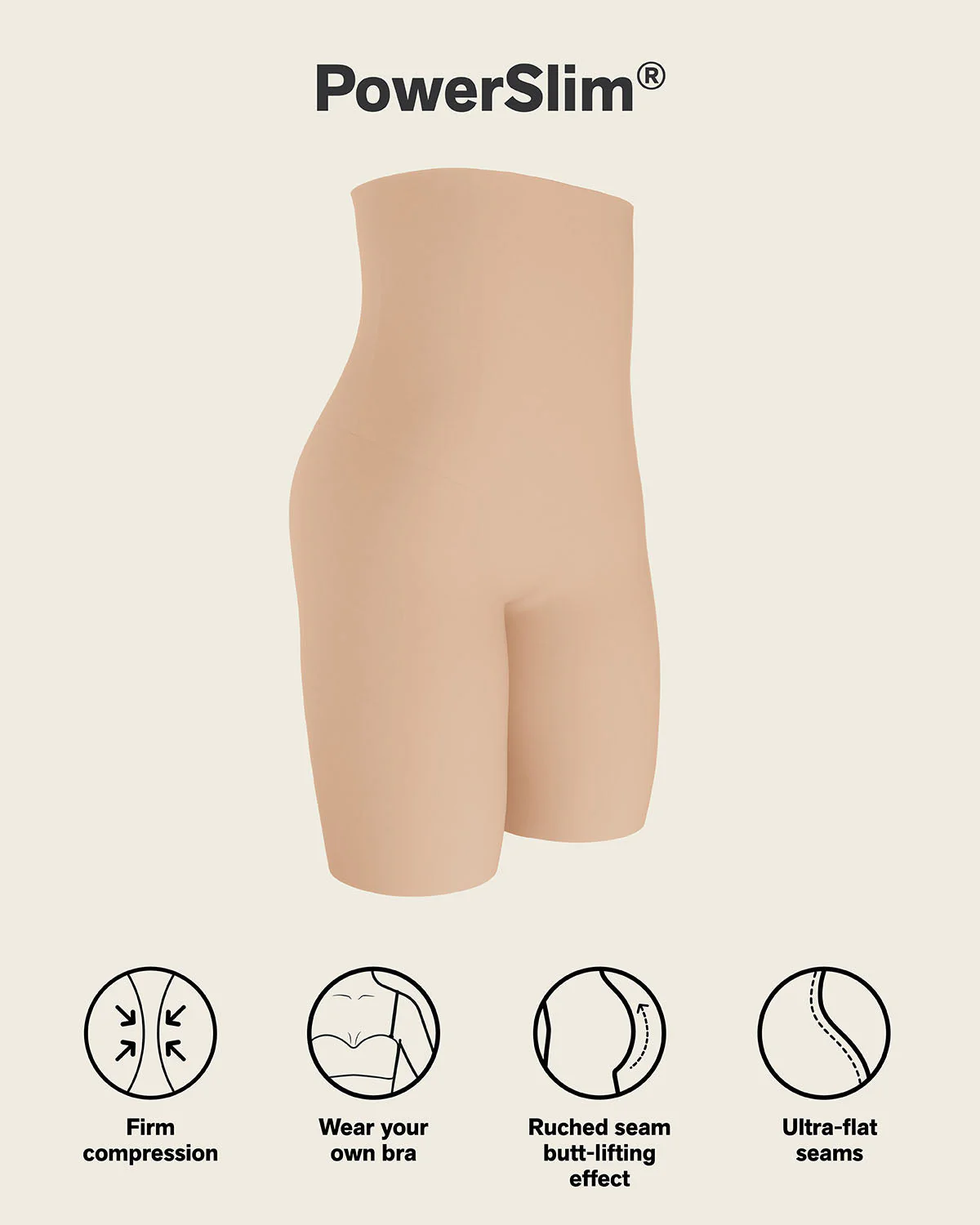 Extra High Waisted Firm Shaper Short - Image 9
