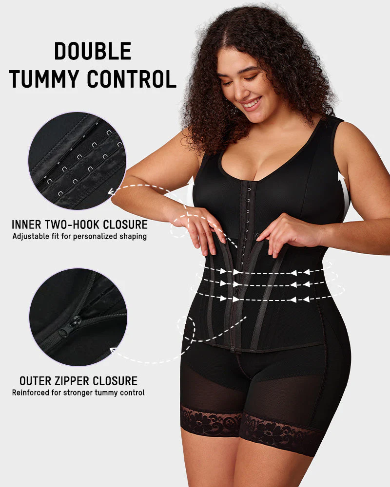 Fajas Colombianas Double Tummy Control Full Body Shapewear - Image 10