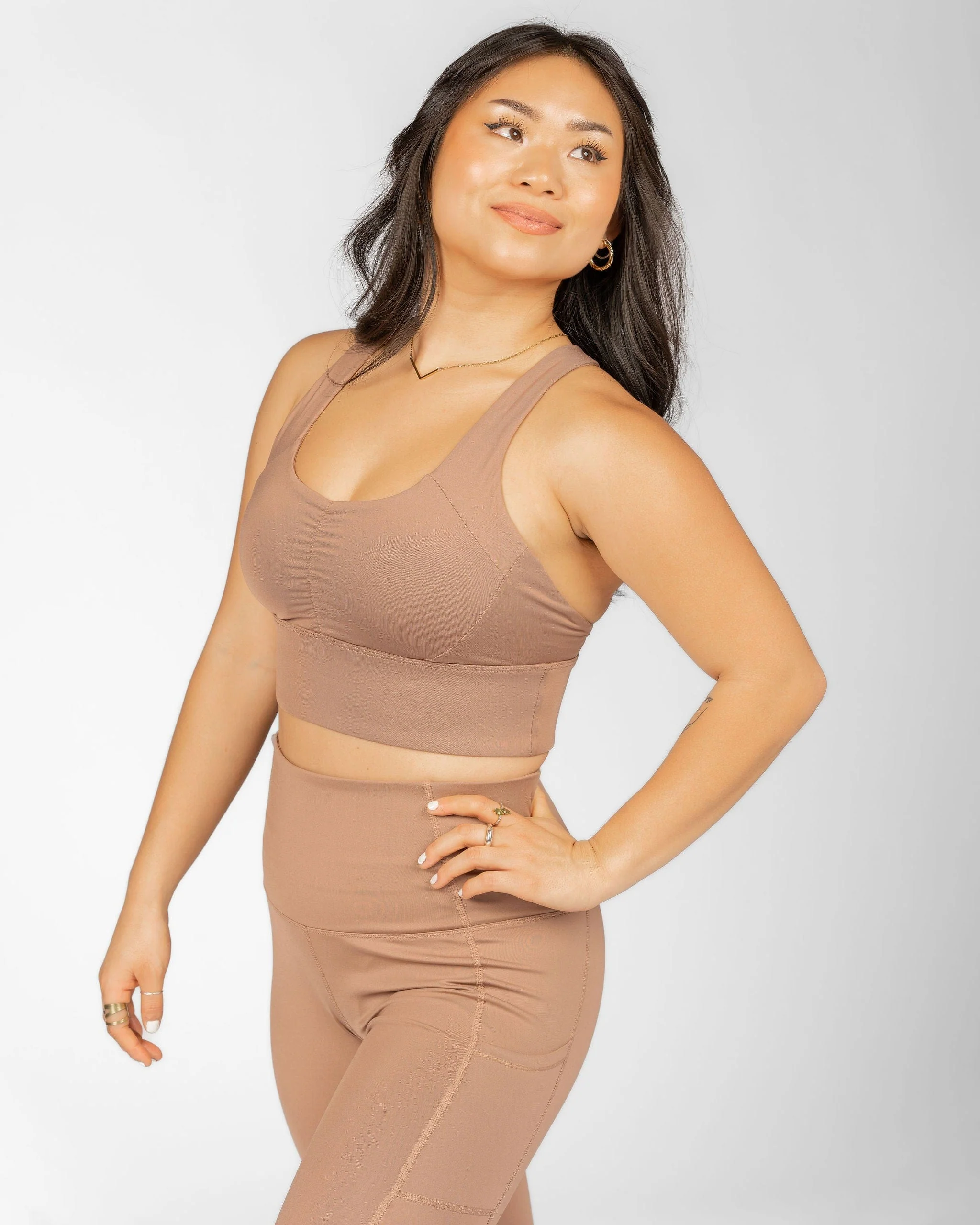 Gametime Bra – Just Brew It (Latte Brown) - Image 3