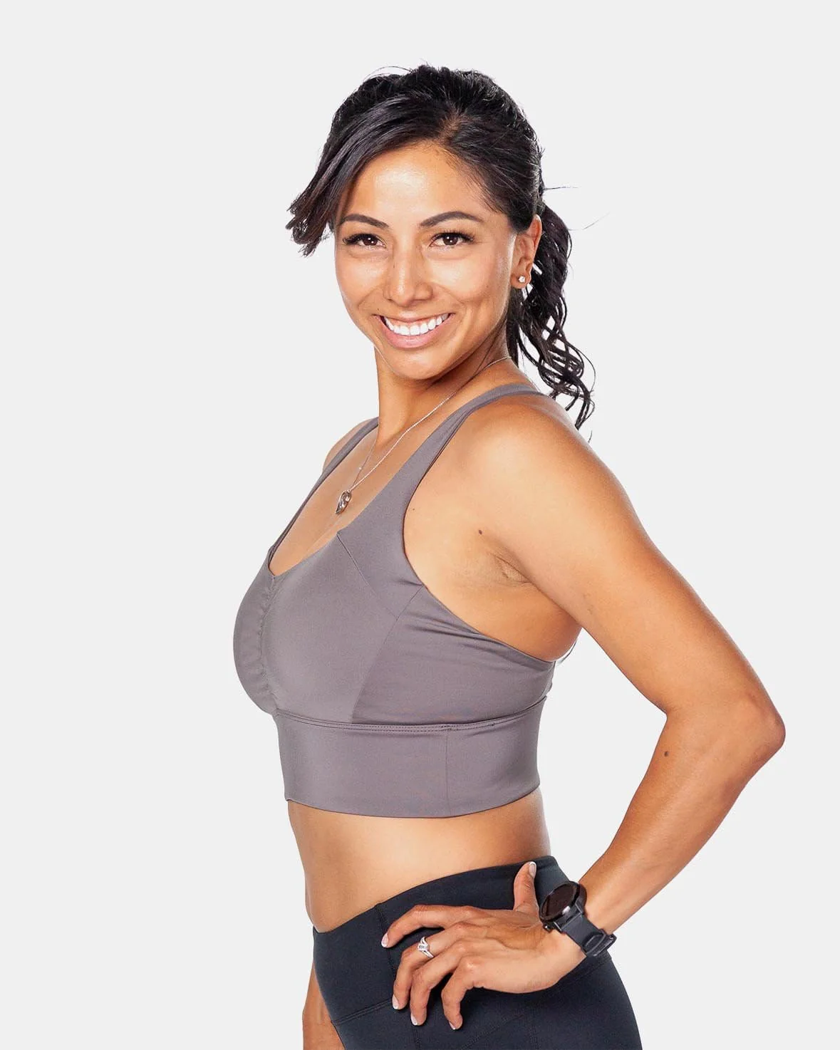 Gametime Bra – Magnetic Gray - Image 4