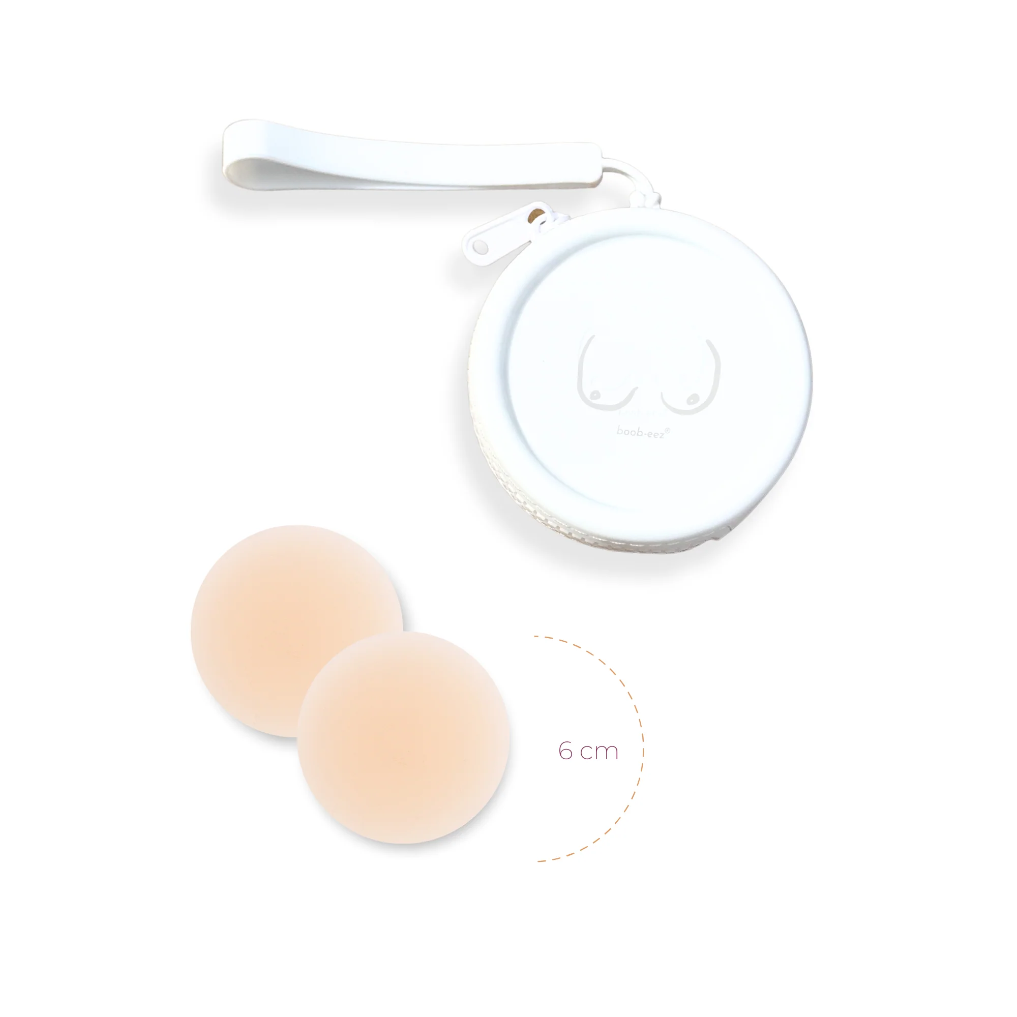 Limited Edition Deluxe Duo in White - Dark Nude - Image 10