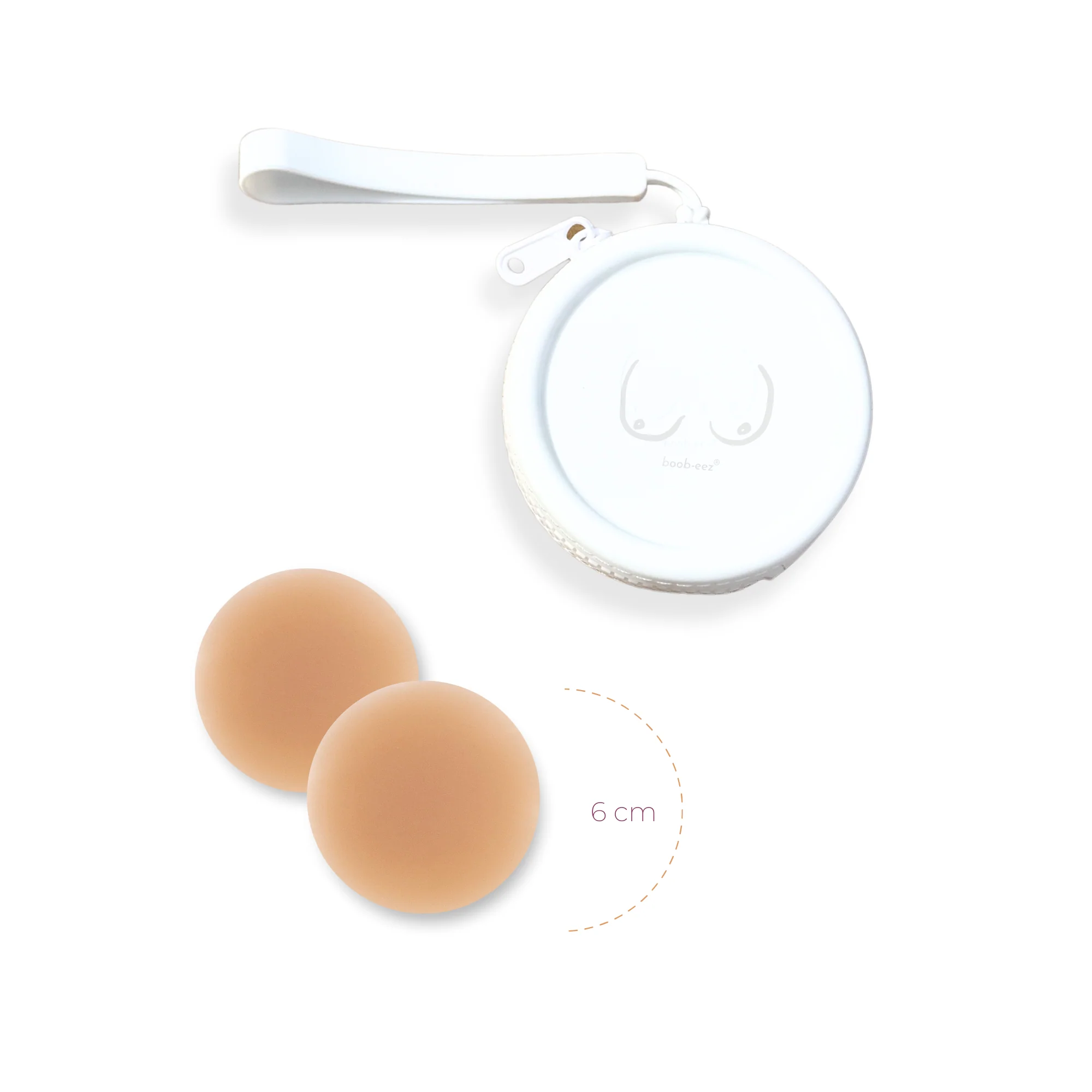 Limited Edition Deluxe Duo in White - Dark Nude - Image 12