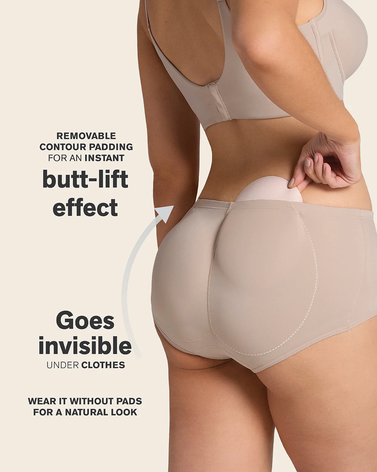 Magic Instant Butt Lift Padded Panty - Image 3