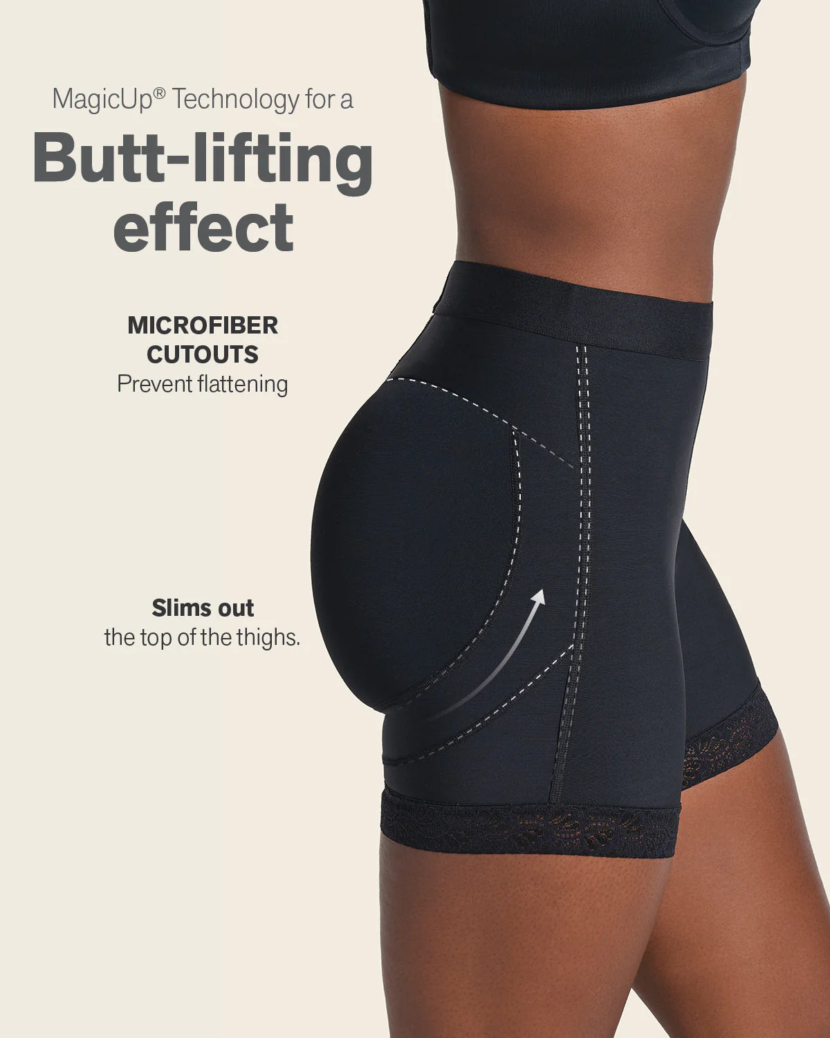 Mid-Rise Sculpting Butt Lifter Shaper Short - Image 12