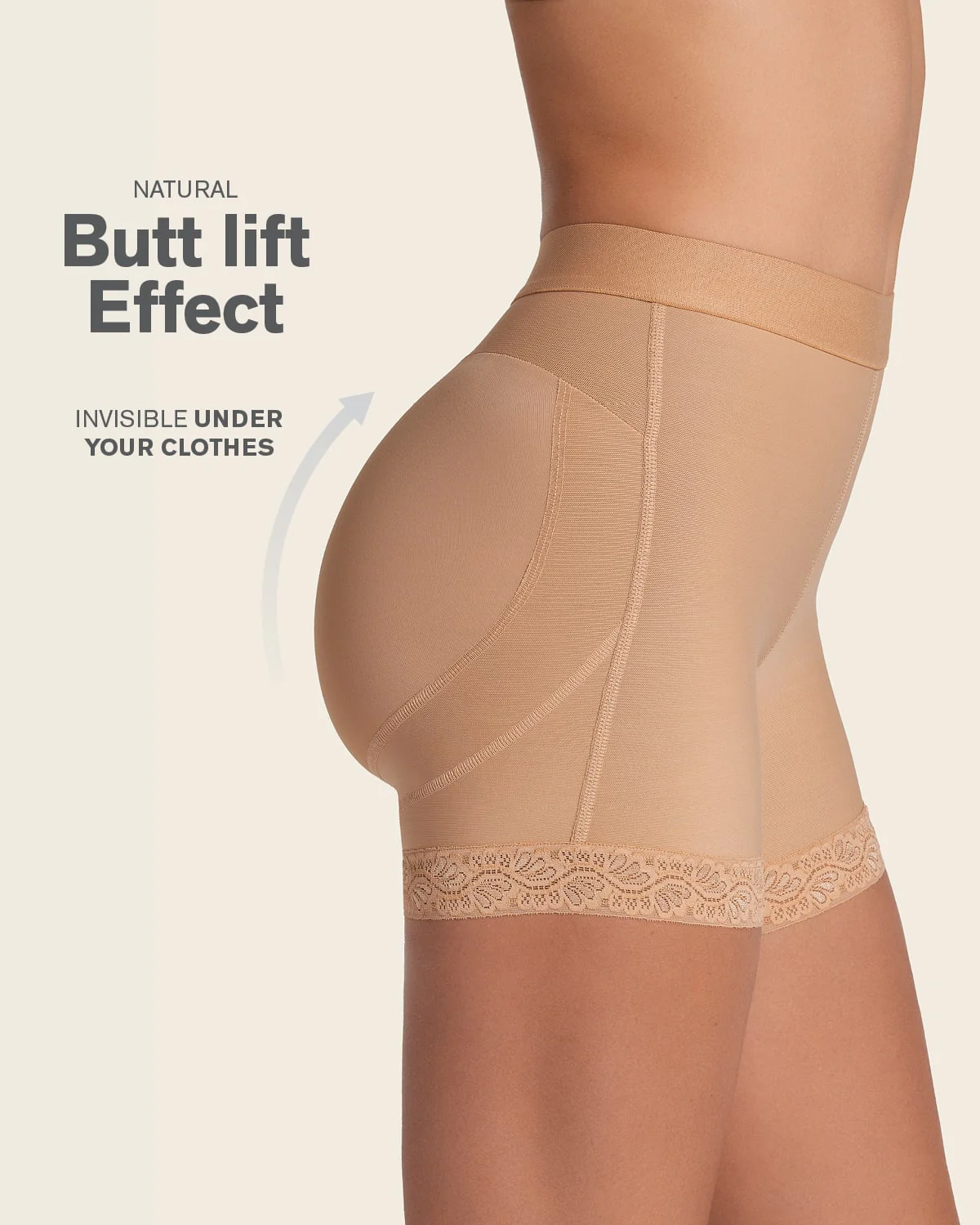 Mid-Rise Sculpting Butt Lifter Shaper Short - Image 3