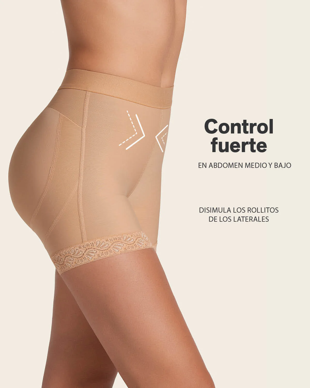 Mid-Rise Sculpting Butt Lifter Shaper Short - Image 4