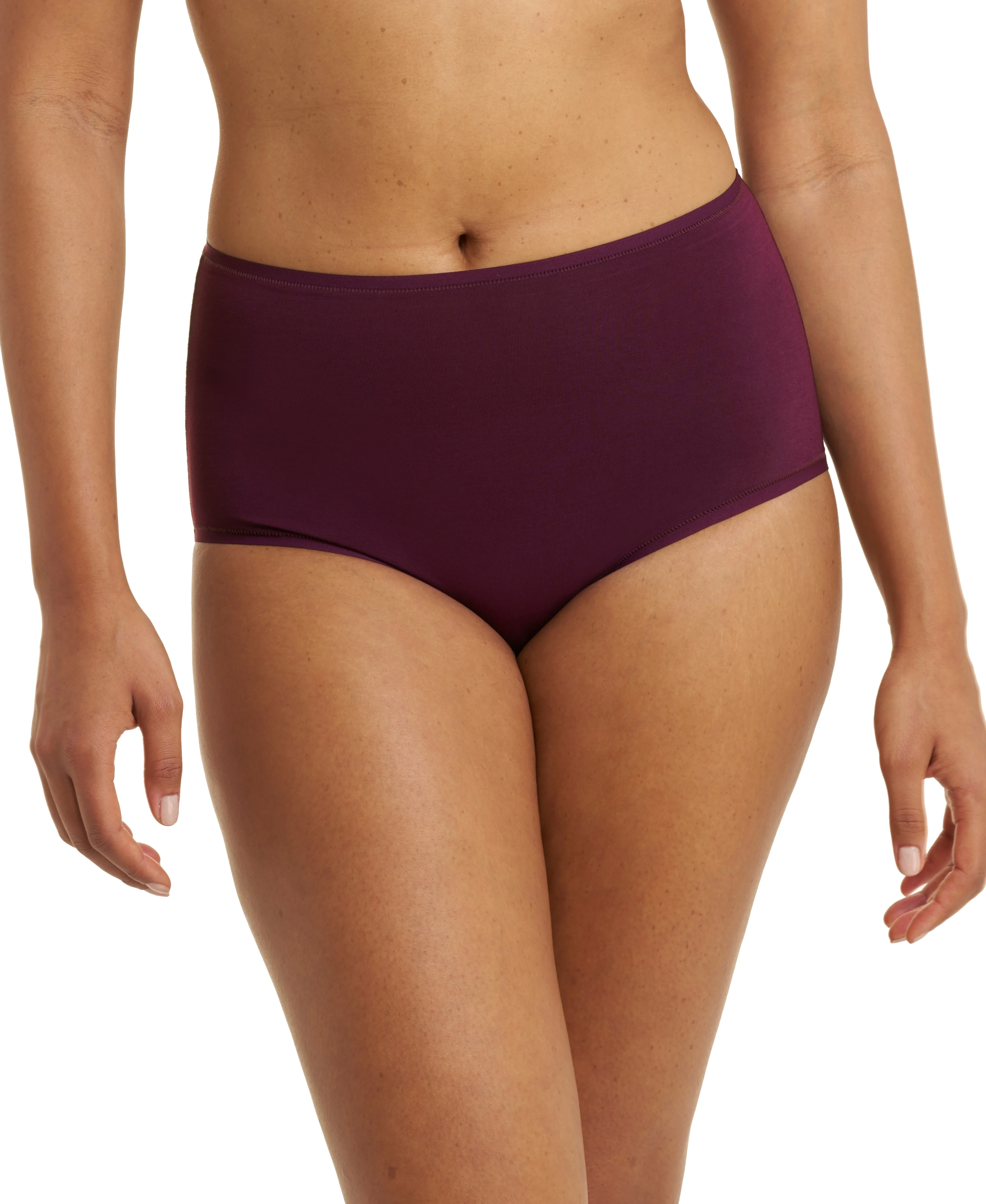 Bliss Bare Pima Cotton High Waist Brief 3-Pack - Image 2
