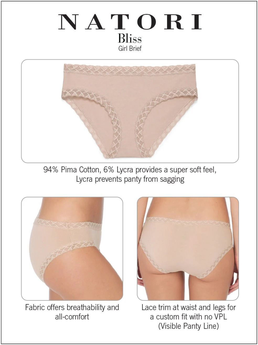 Bliss Cotton Girl Brief - Image 4