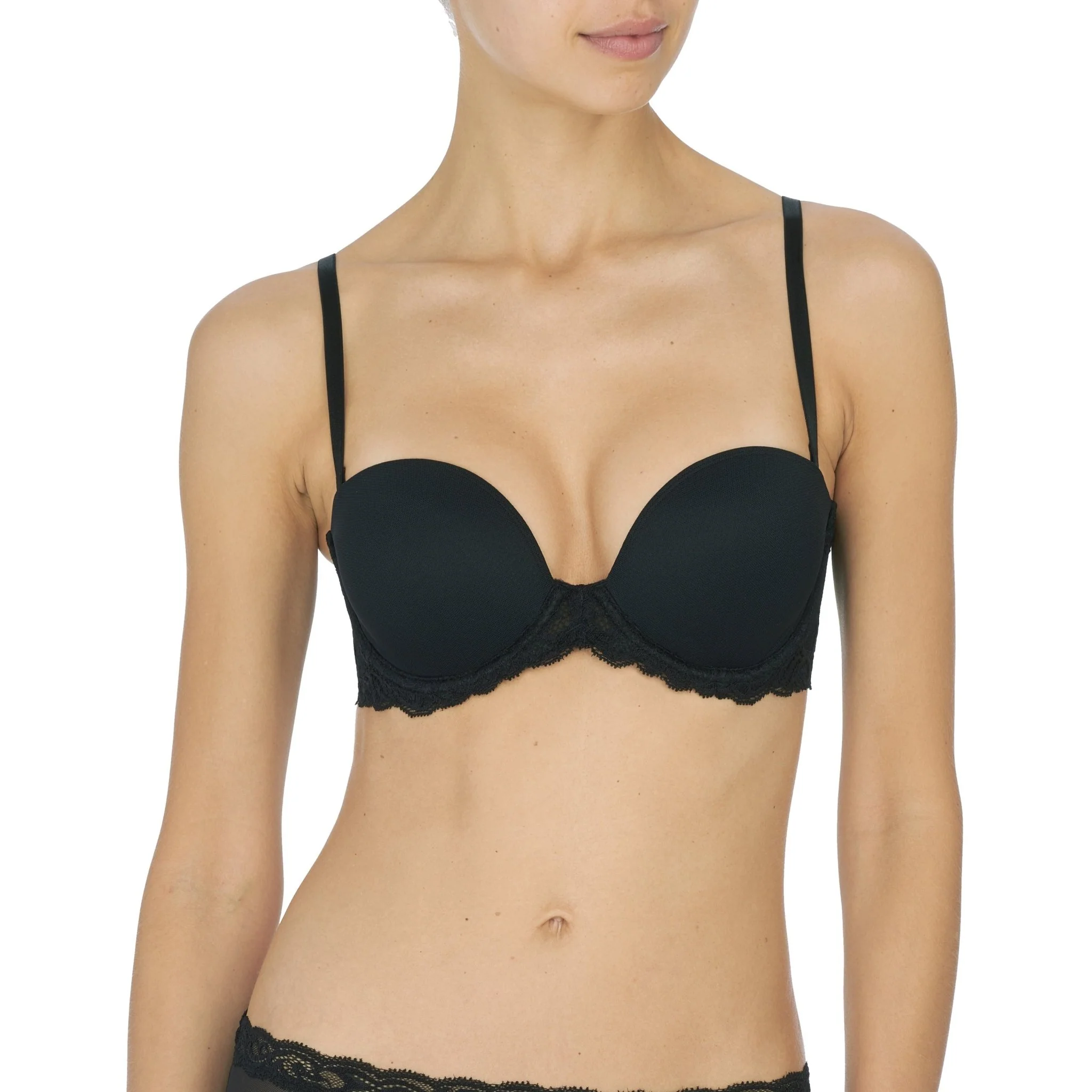 Feathers Lace Plunge Strapless Bra - Image 3