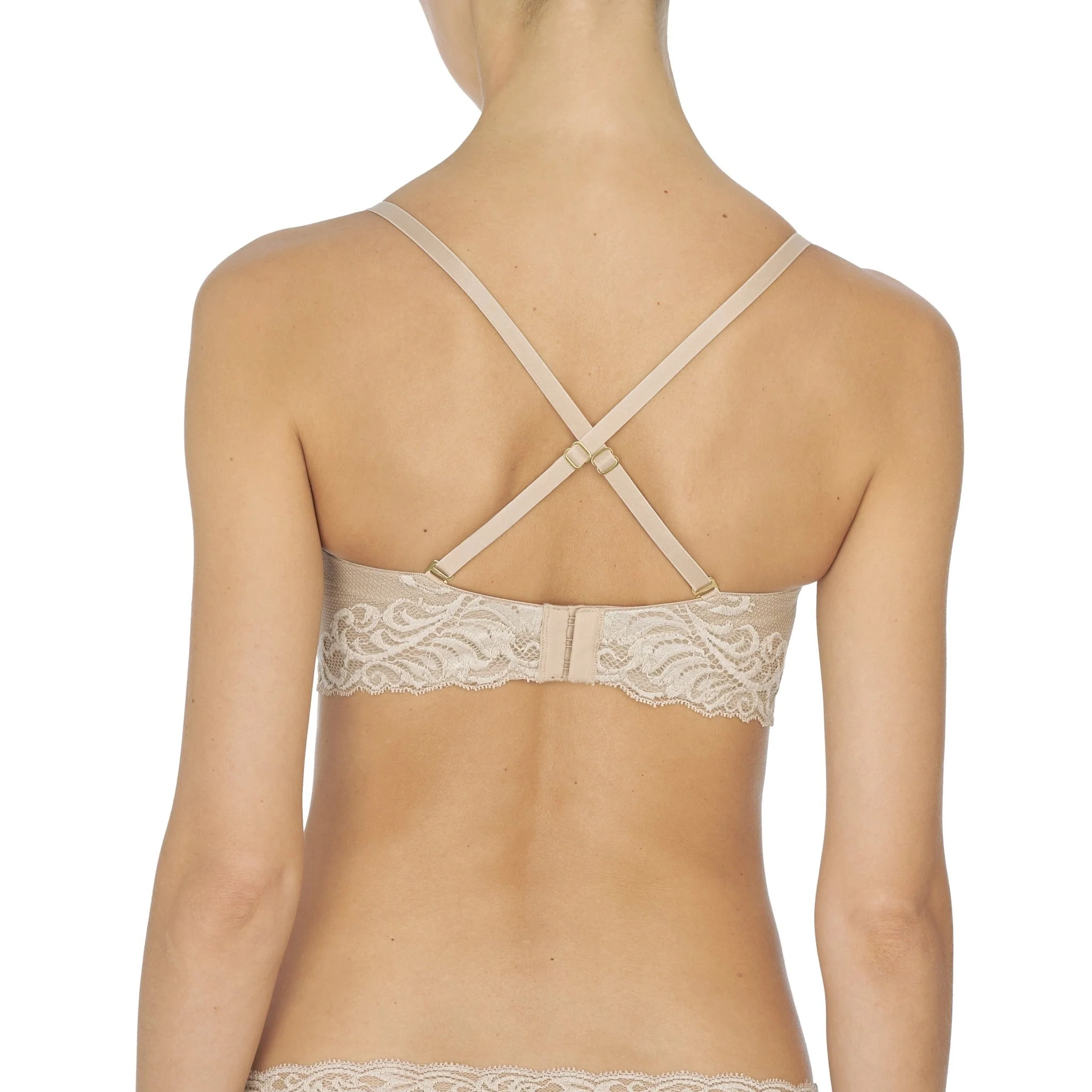 Feathers Lace Plunge Strapless Bra - Image 4