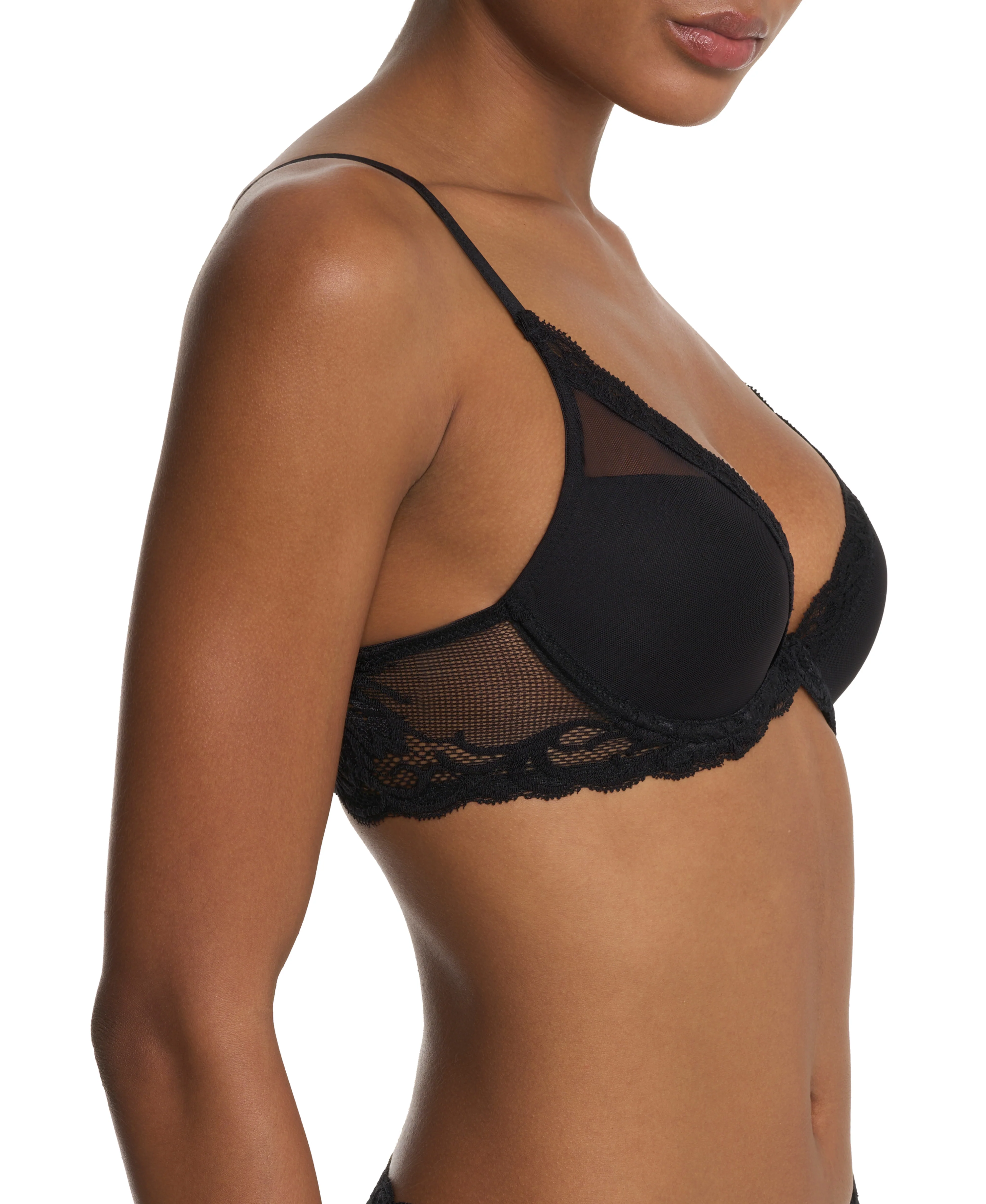 Feathers Lace Plunge T-Shirt Bra - Image 3