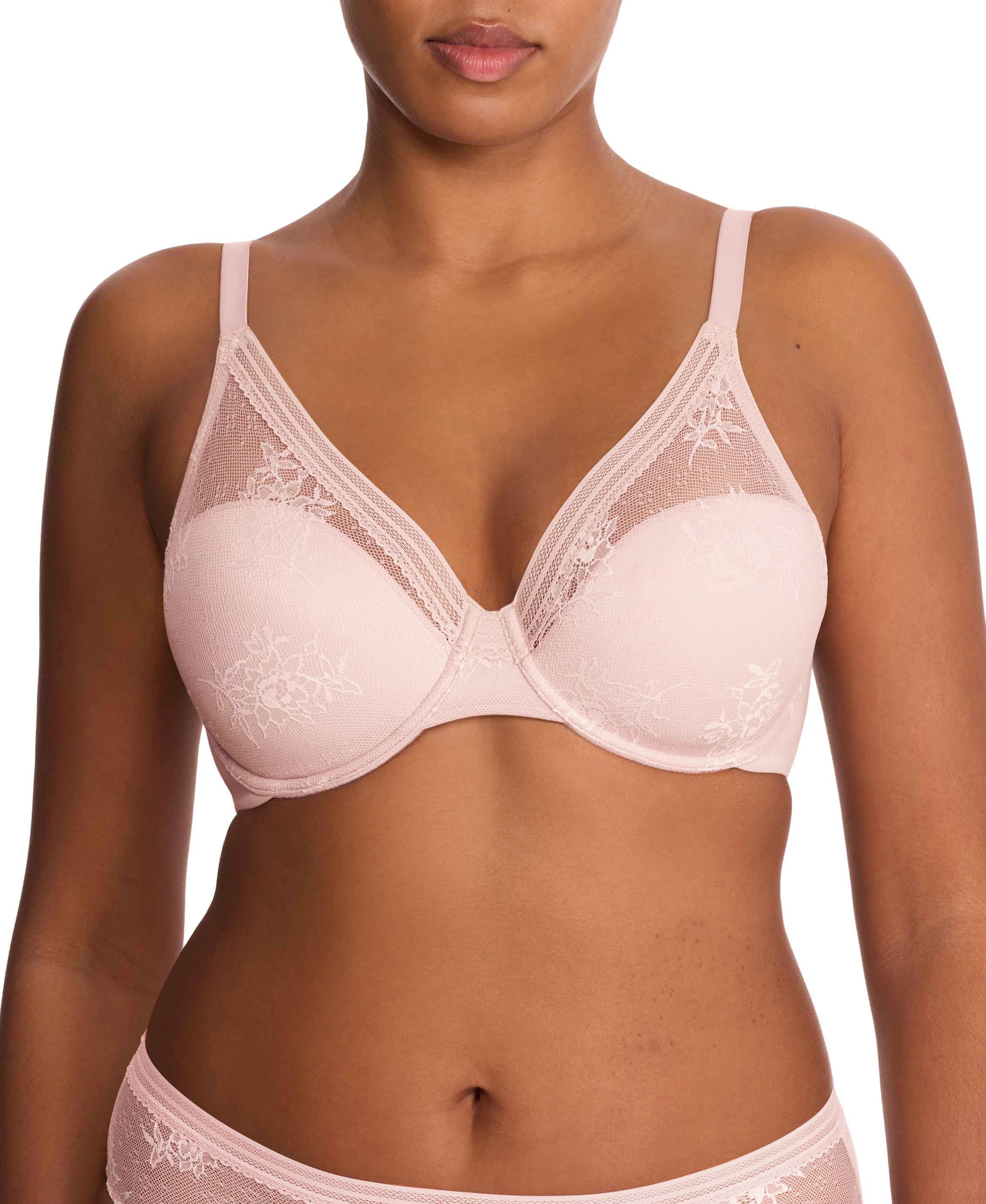 Love Lace Full Coverage Plunge T-Shirt Bra - Image 3
