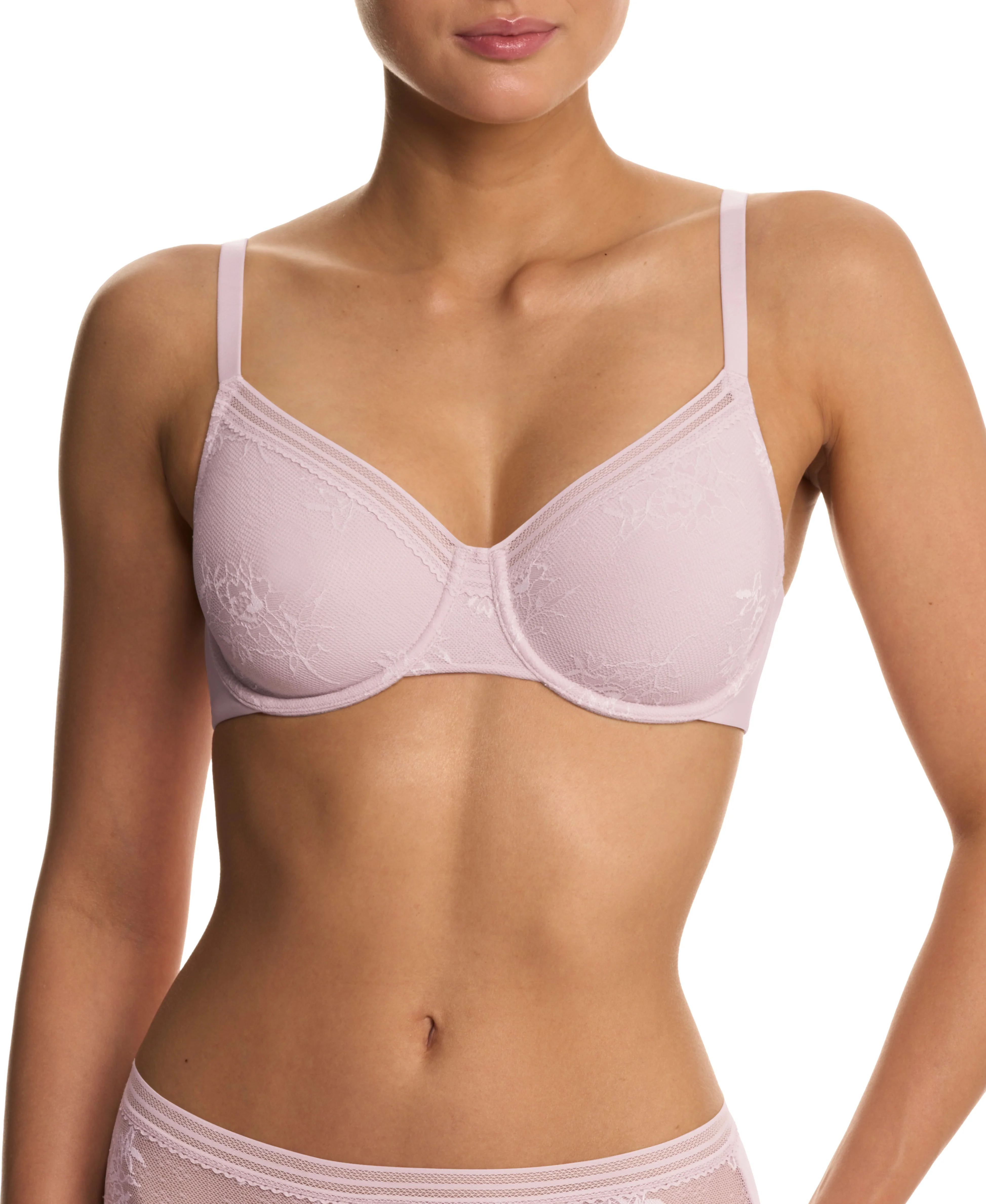 Love Lace Unlined Back Smoothing T-Shirt Bra