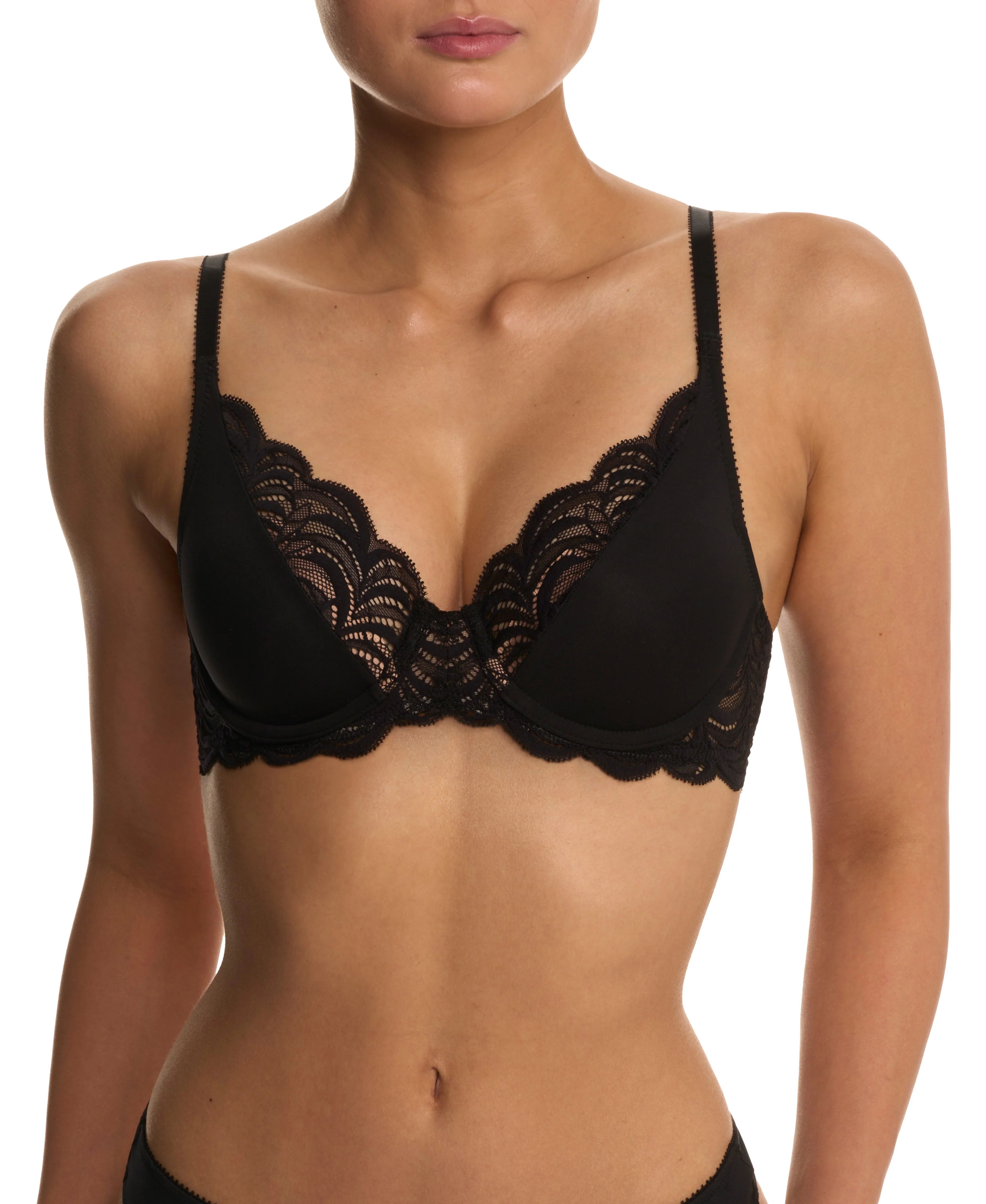 Persuasion Lace Convertible Plunge T-Shirt Bra - Image 2