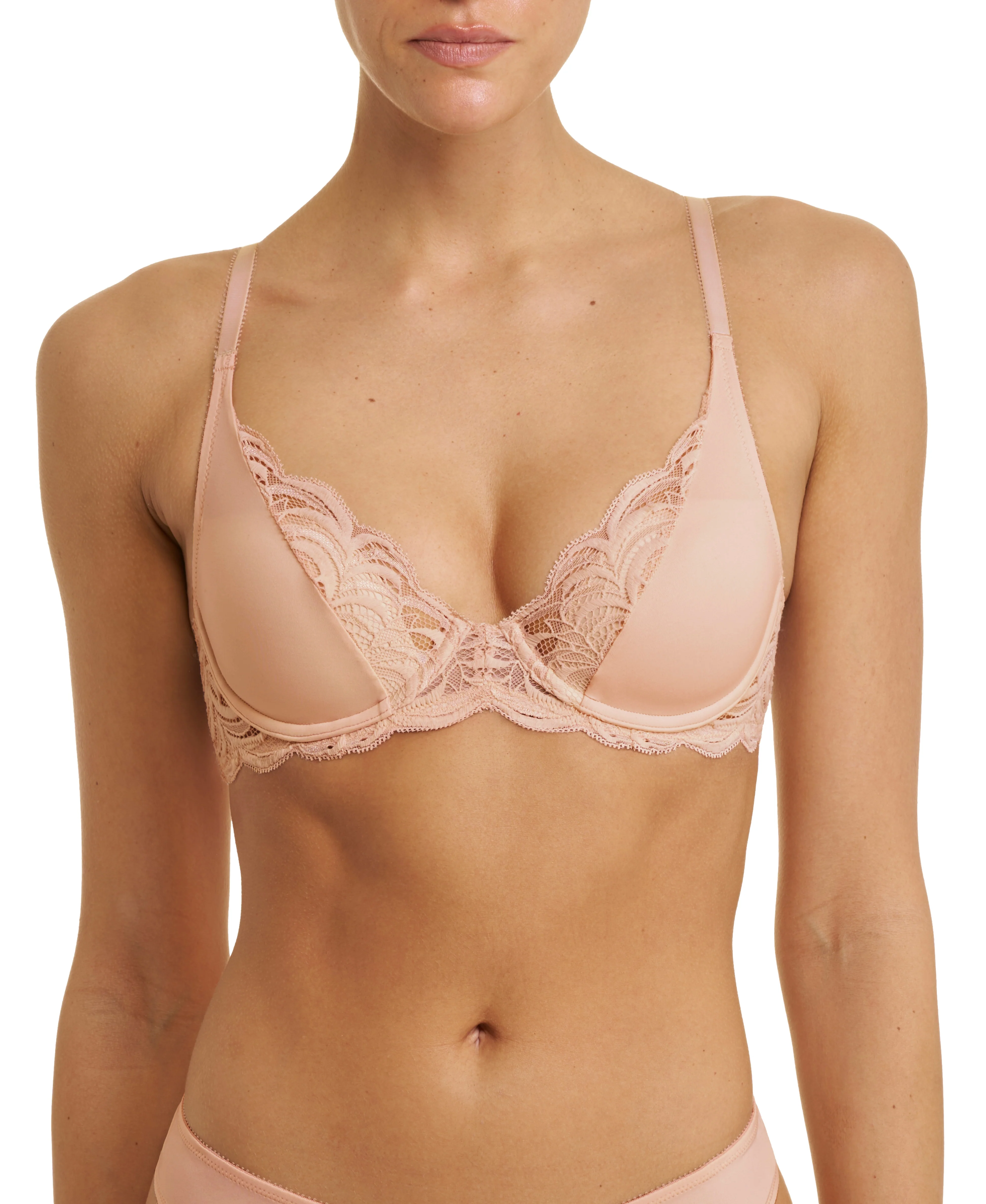Persuasion Lace Convertible Plunge T-Shirt Bra