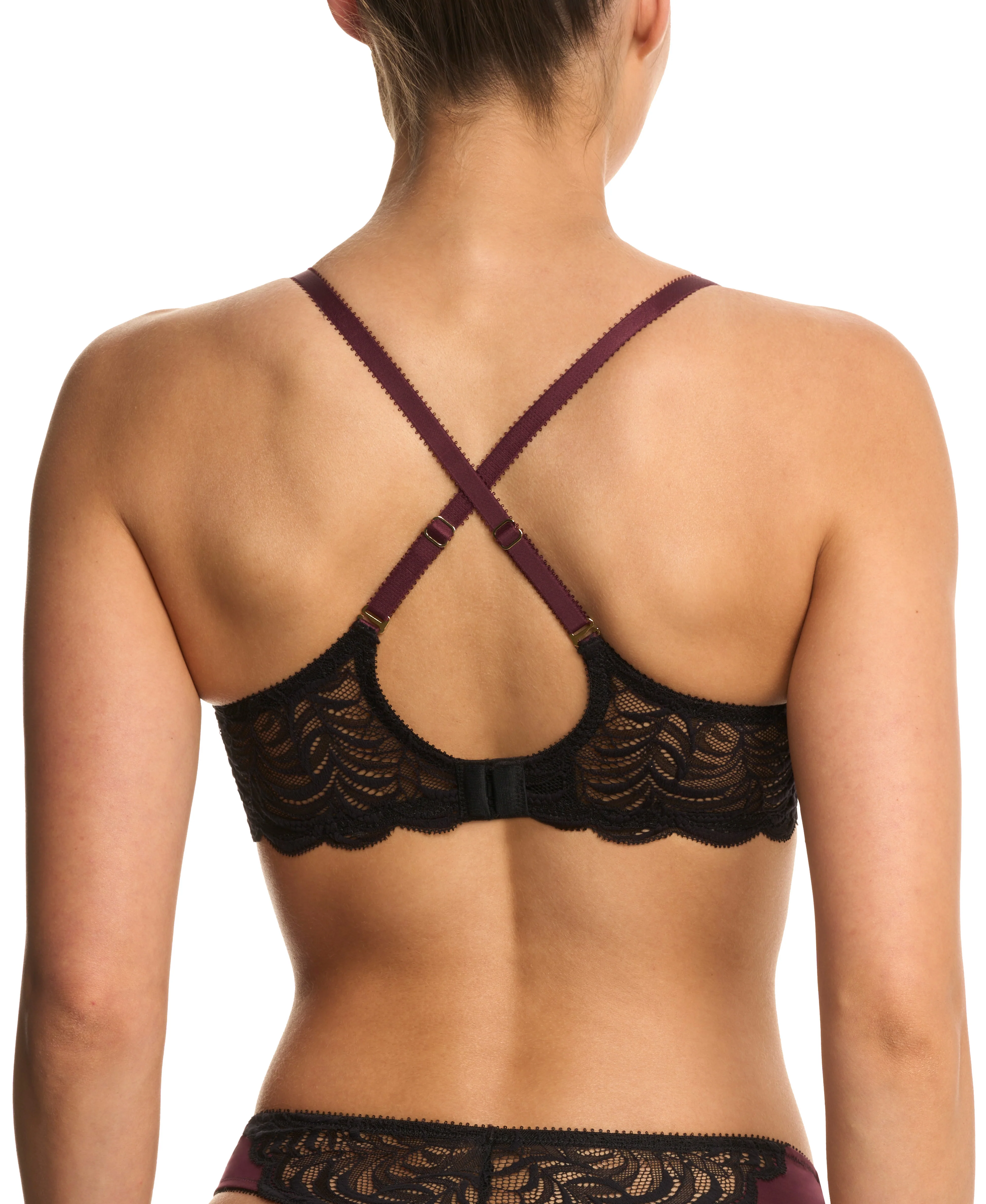 Persuasion Lace Convertible Plunge T-Shirt Bra - Image 5