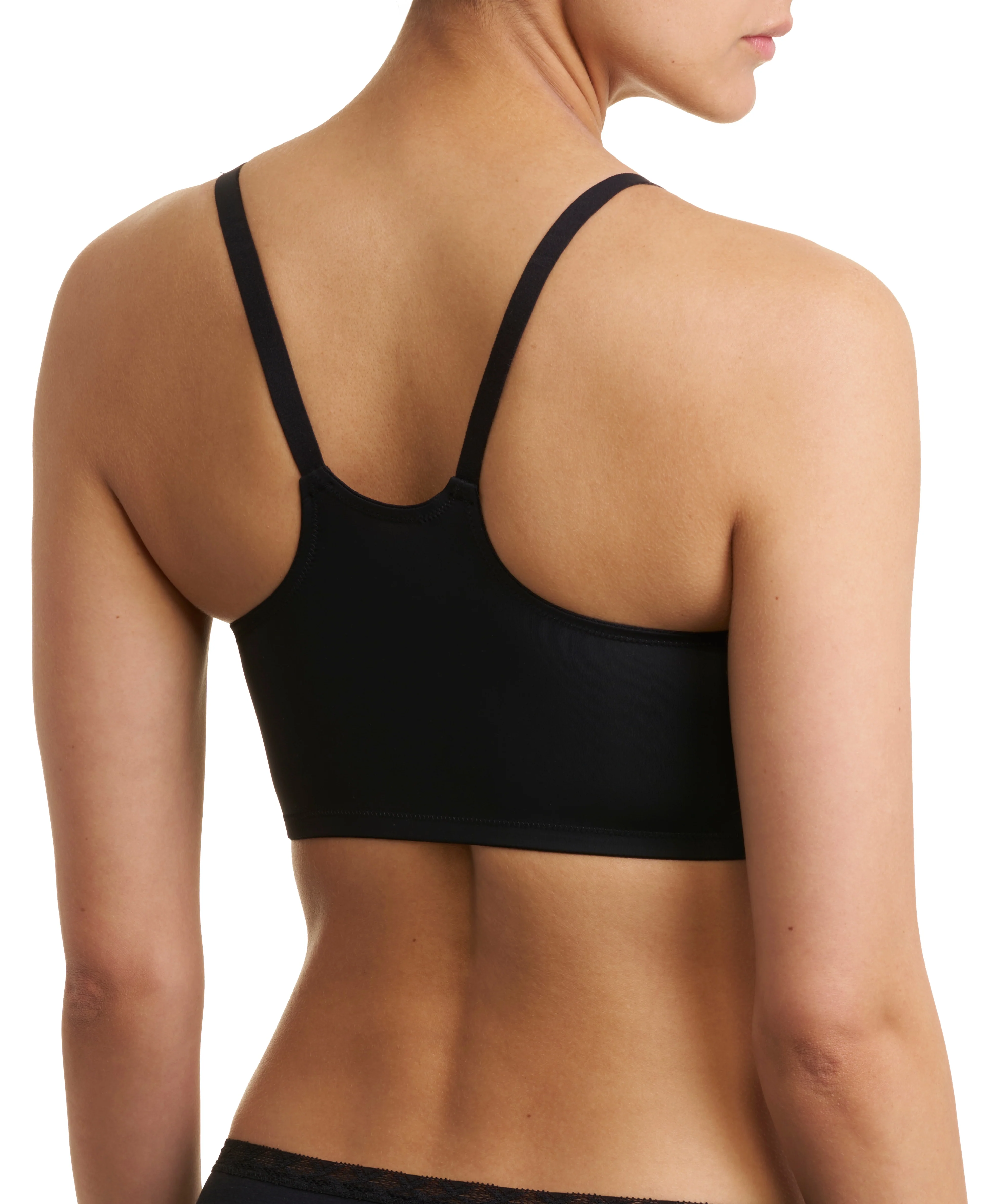 Pretty Smooth Zip Front Pocketed Mastectomy Wireless Bra - Image 3