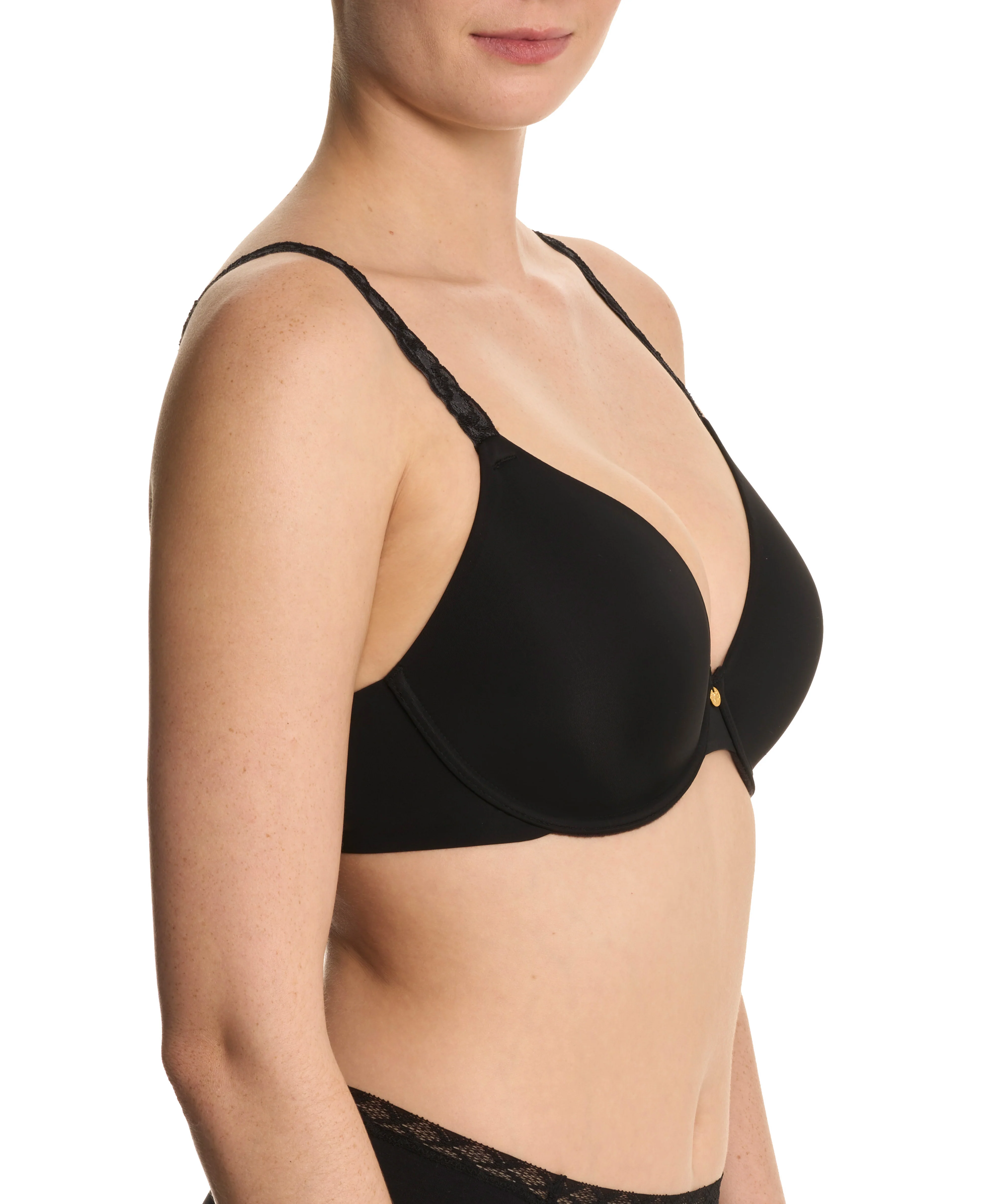 Pure Luxe Shaping Plunge Underwire T-Shirt Bra - Image 3
