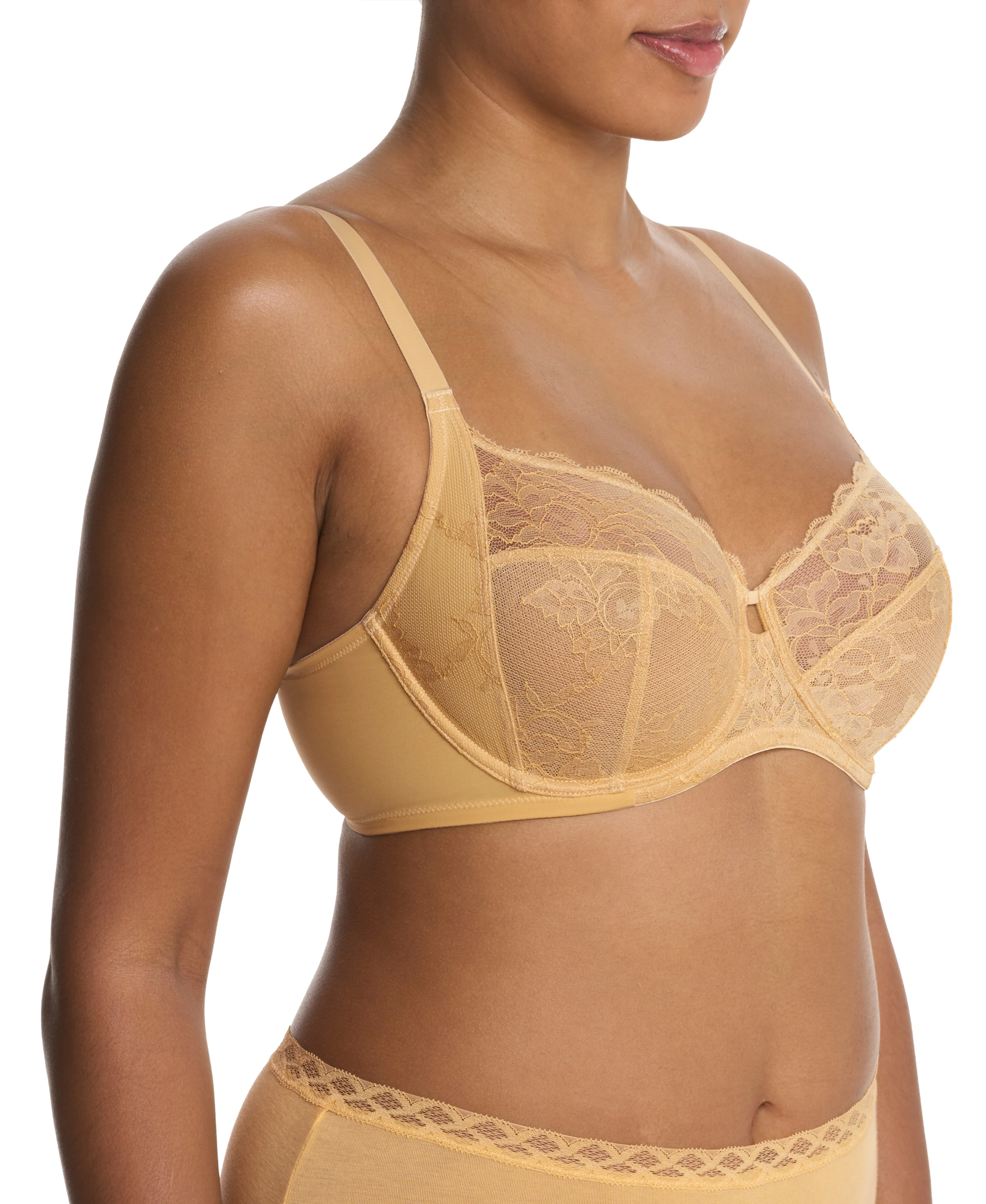 Statement Lace Side Support Bra - Image 2