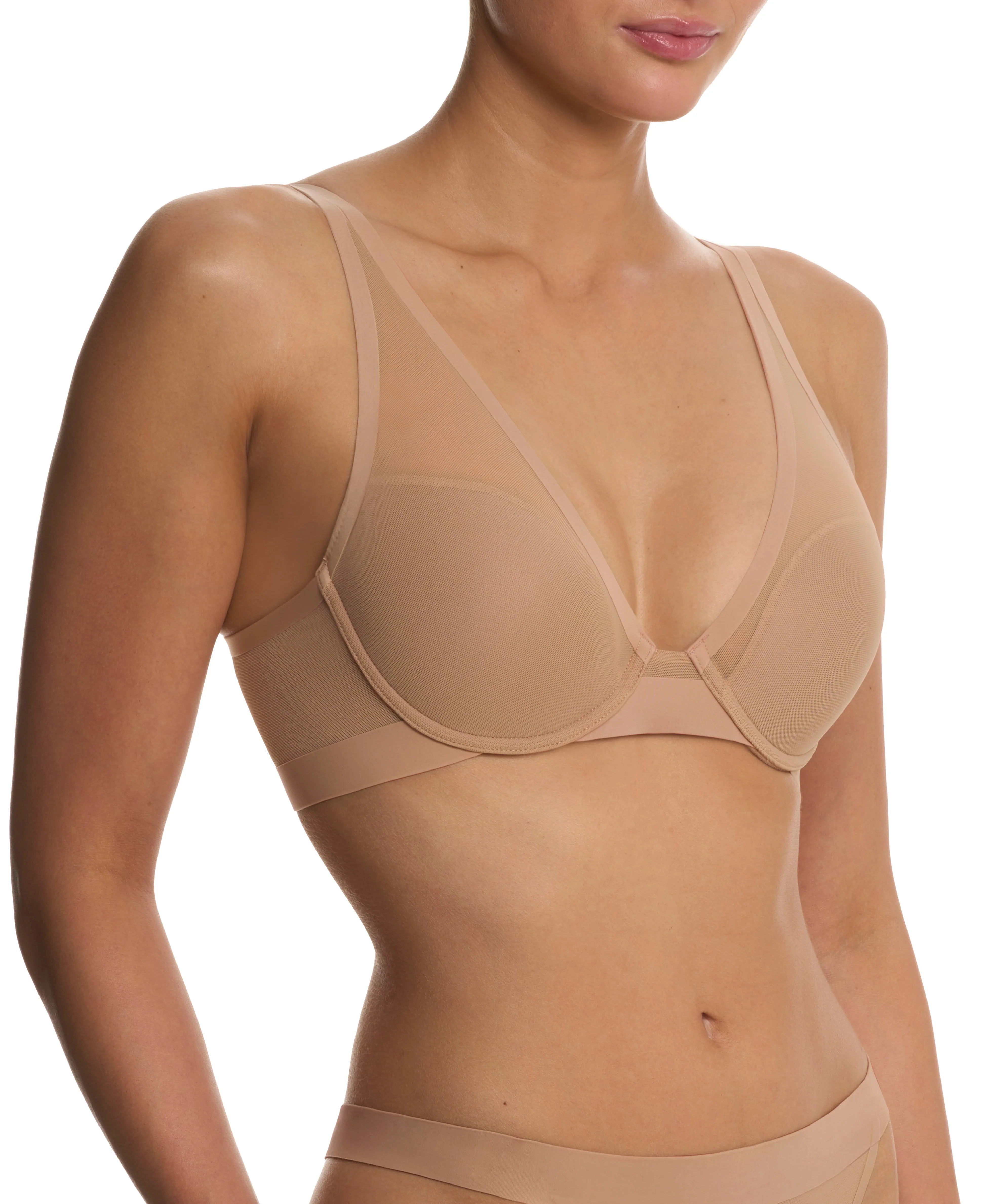 True Zen Mesh Plunge T-Shirt Bra - Image 3