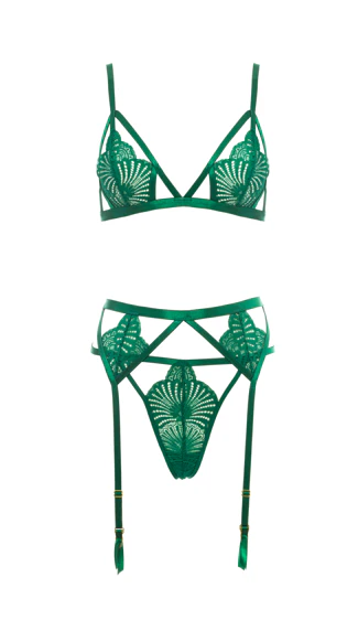 Myla Cage 3 Piece Bra Set