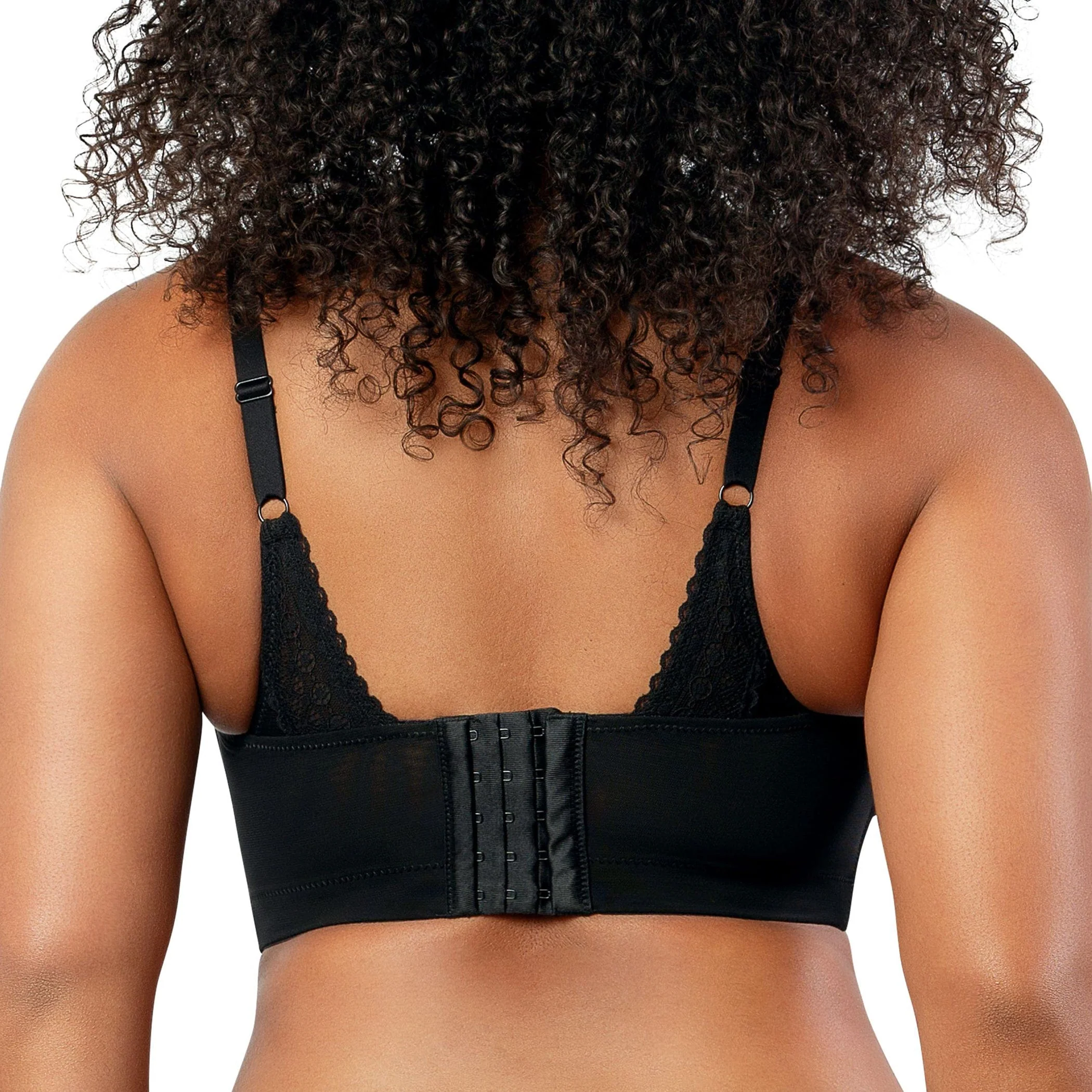 PARFAIT Mia Dot P6011 Women's Full Busted Lightly Padded Wire Free Bra - Black - Image 4