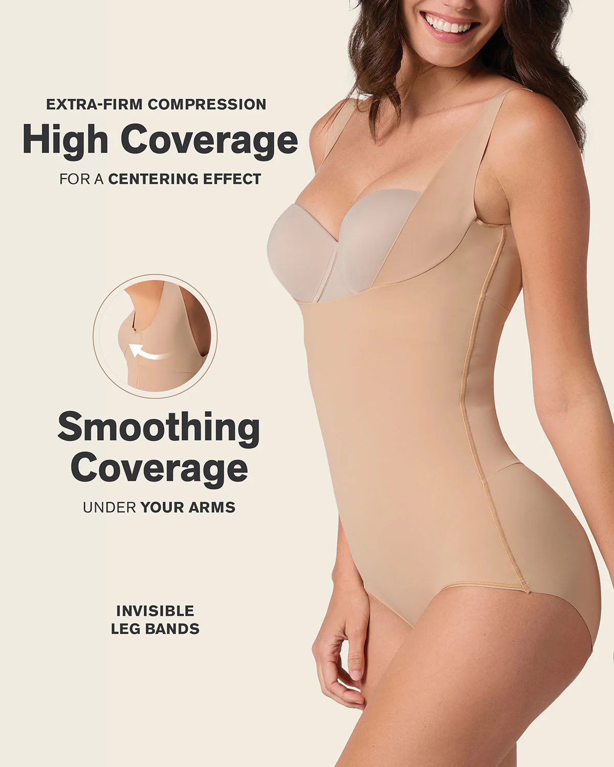 Plunge Back Classic Ultra Sculpting Body Shaper - Image 3