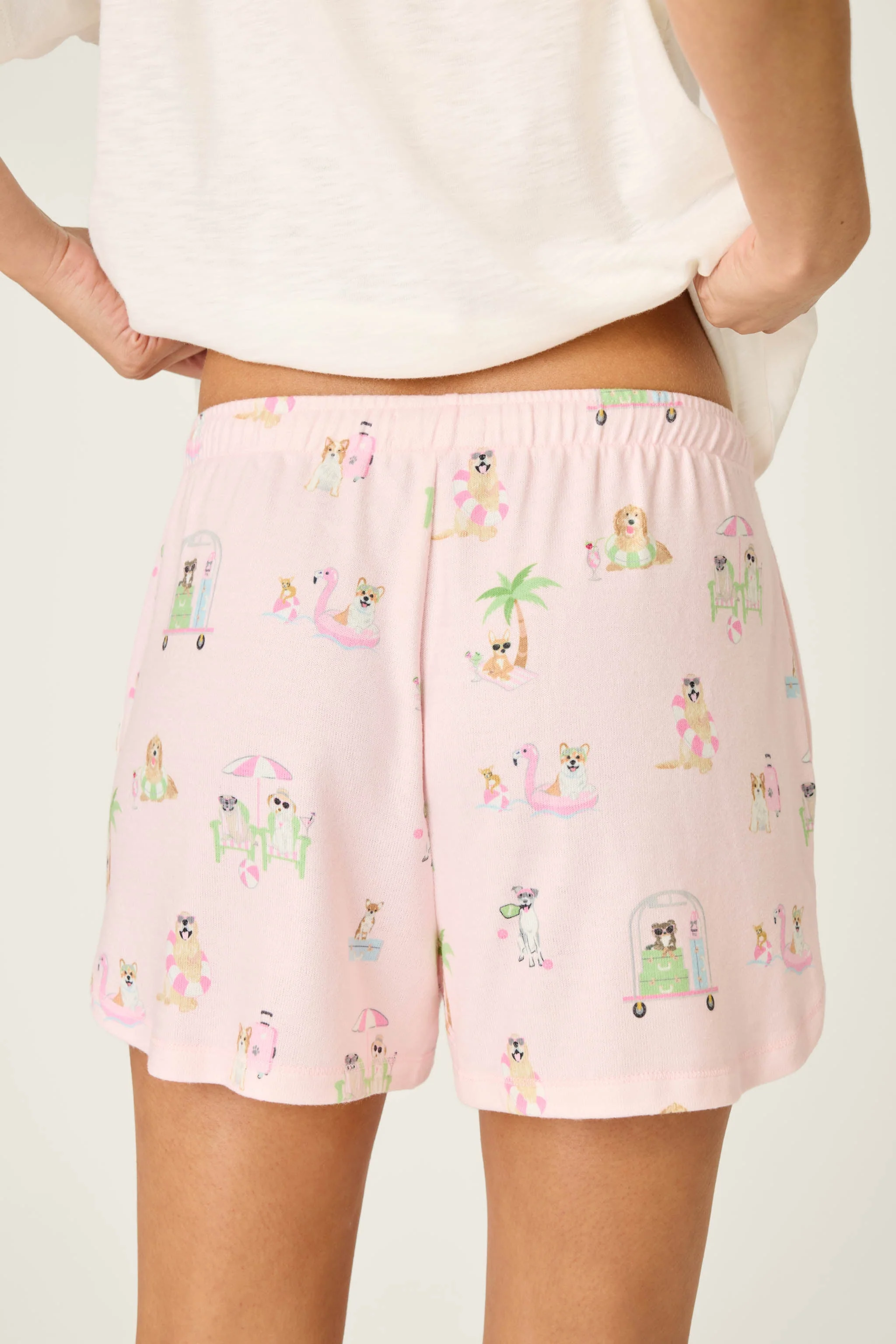Pupcation Palms Sunnies & Sunshine PJ Shorts - Image 4