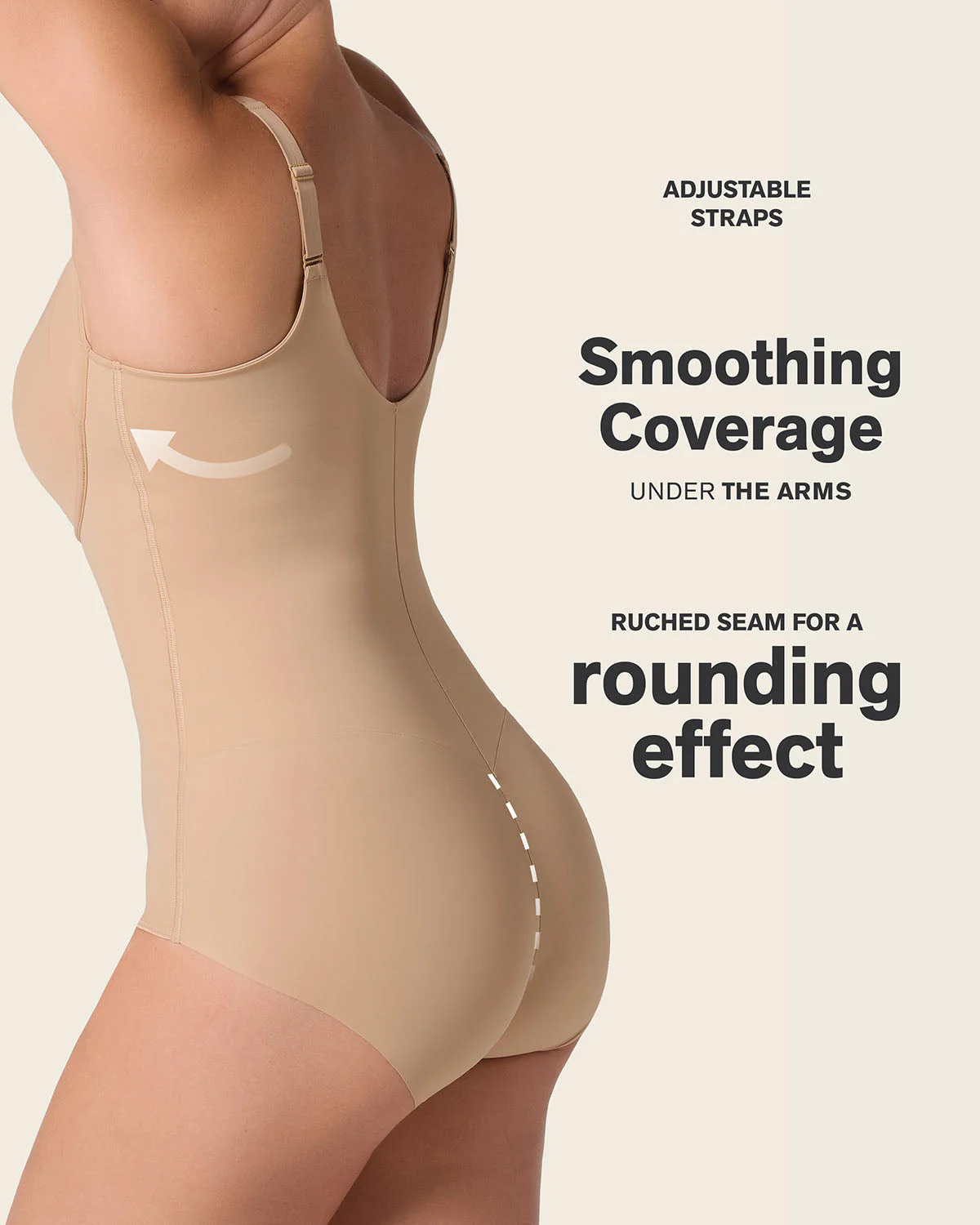 Scoop Back Wireless Classic Sculpting Bodysuit - Image 9