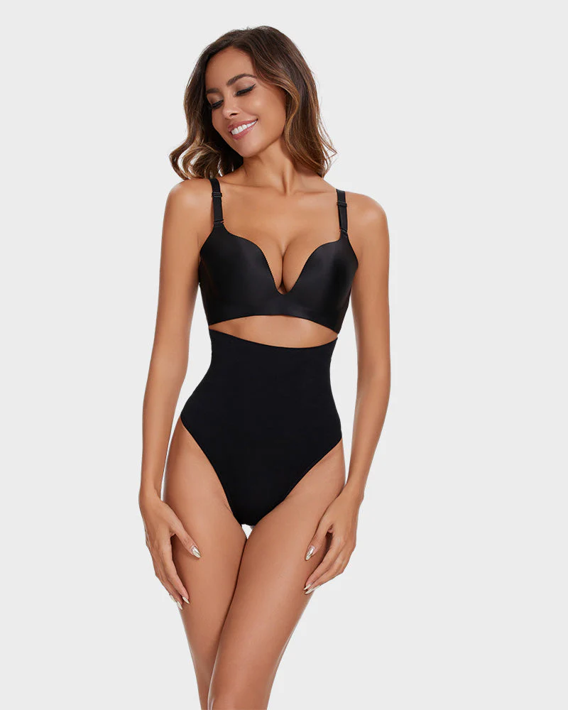 Seamless High-Waisted Shaper Thong Panty - Image 10