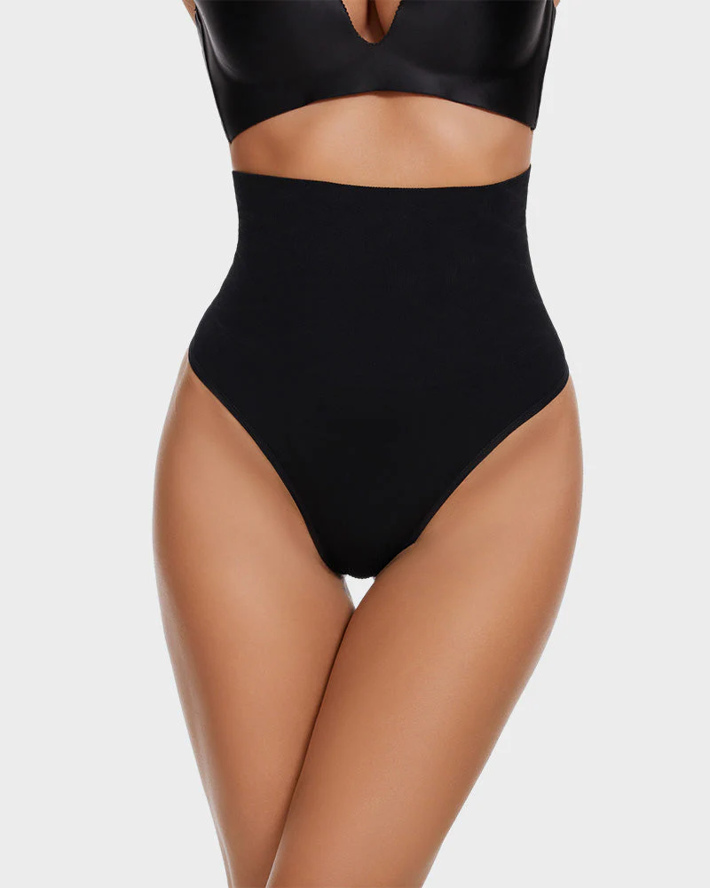 Seamless High-Waisted Shaper Thong Panty - Image 12