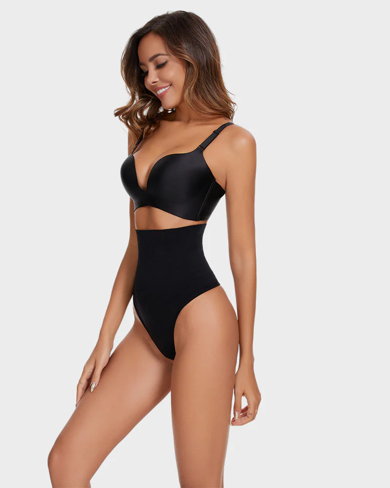 Seamless High-Waisted Shaper Thong Panty - Image 9