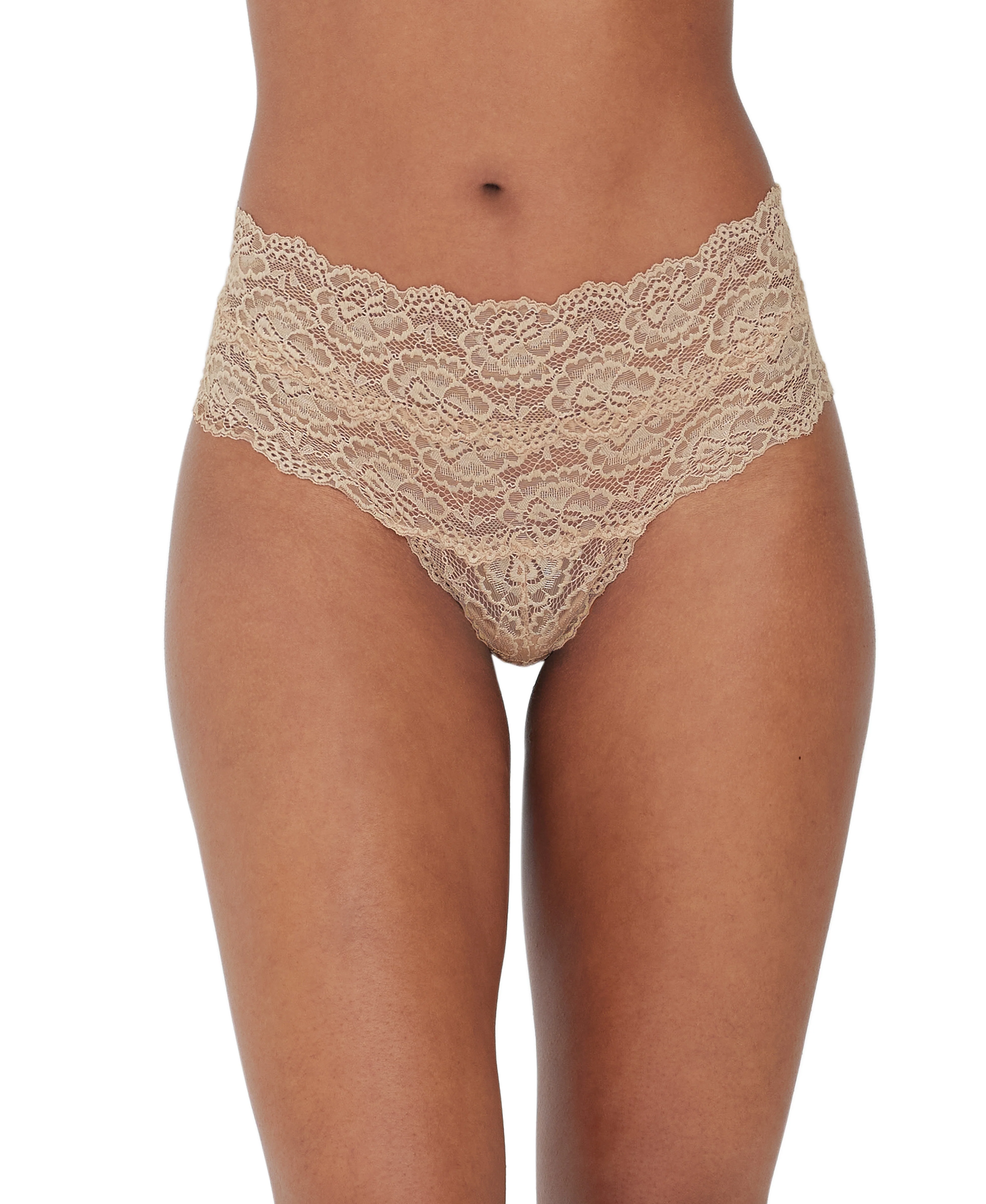 Goddess Lace High Waist Thong