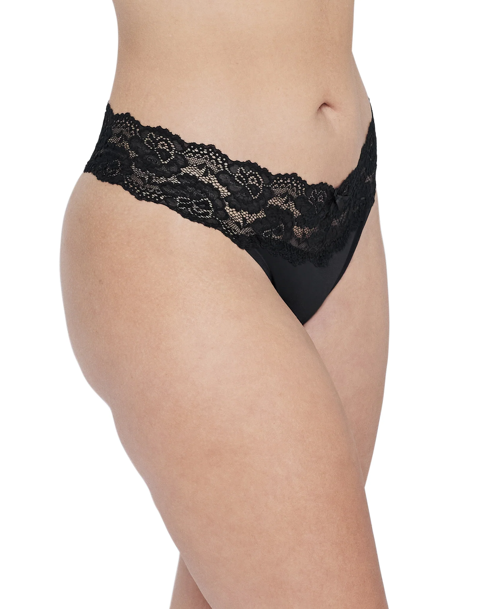 Goddess Lace Trim Thong - Image 2