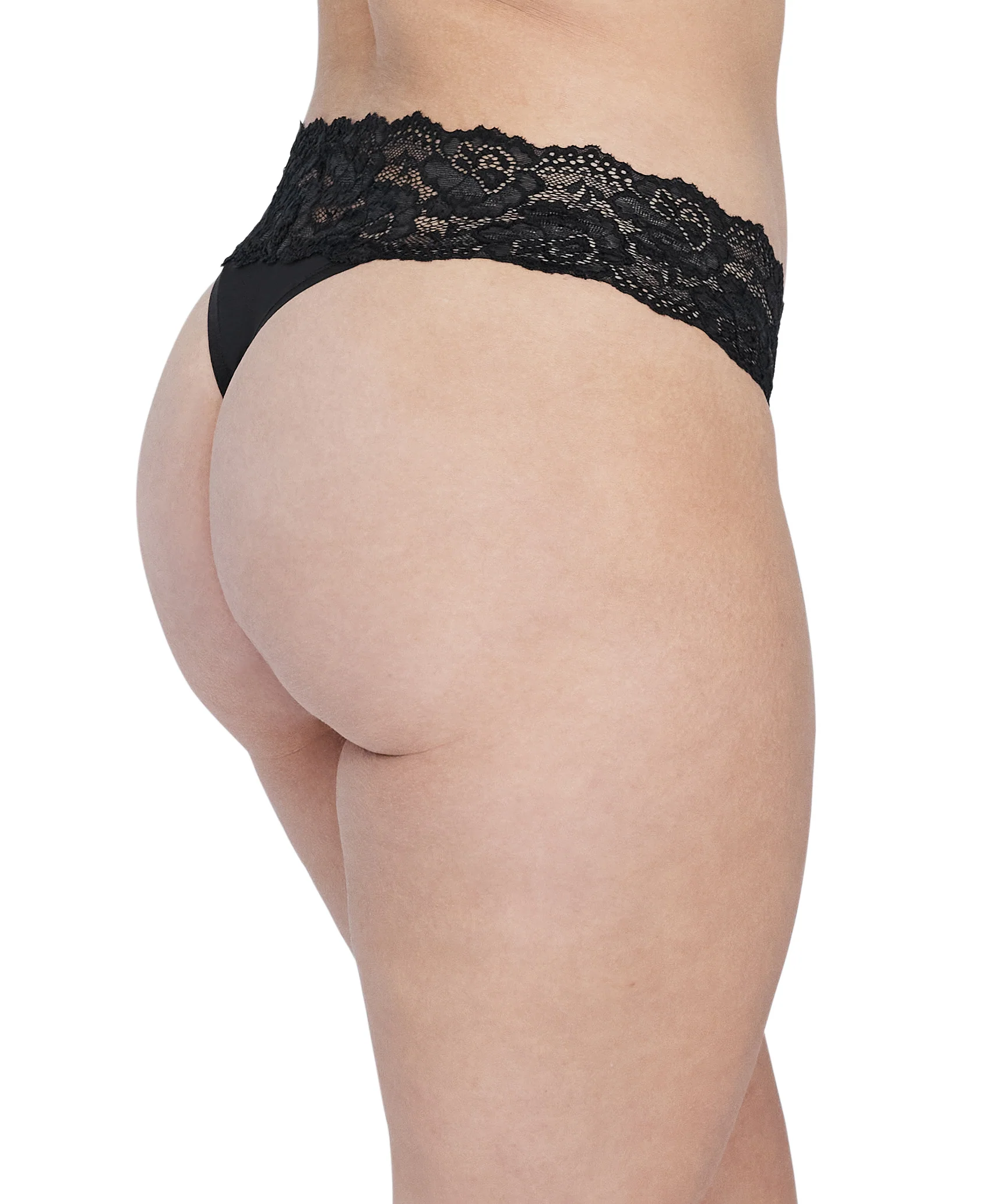 Goddess Lace Trim Thong - Image 3