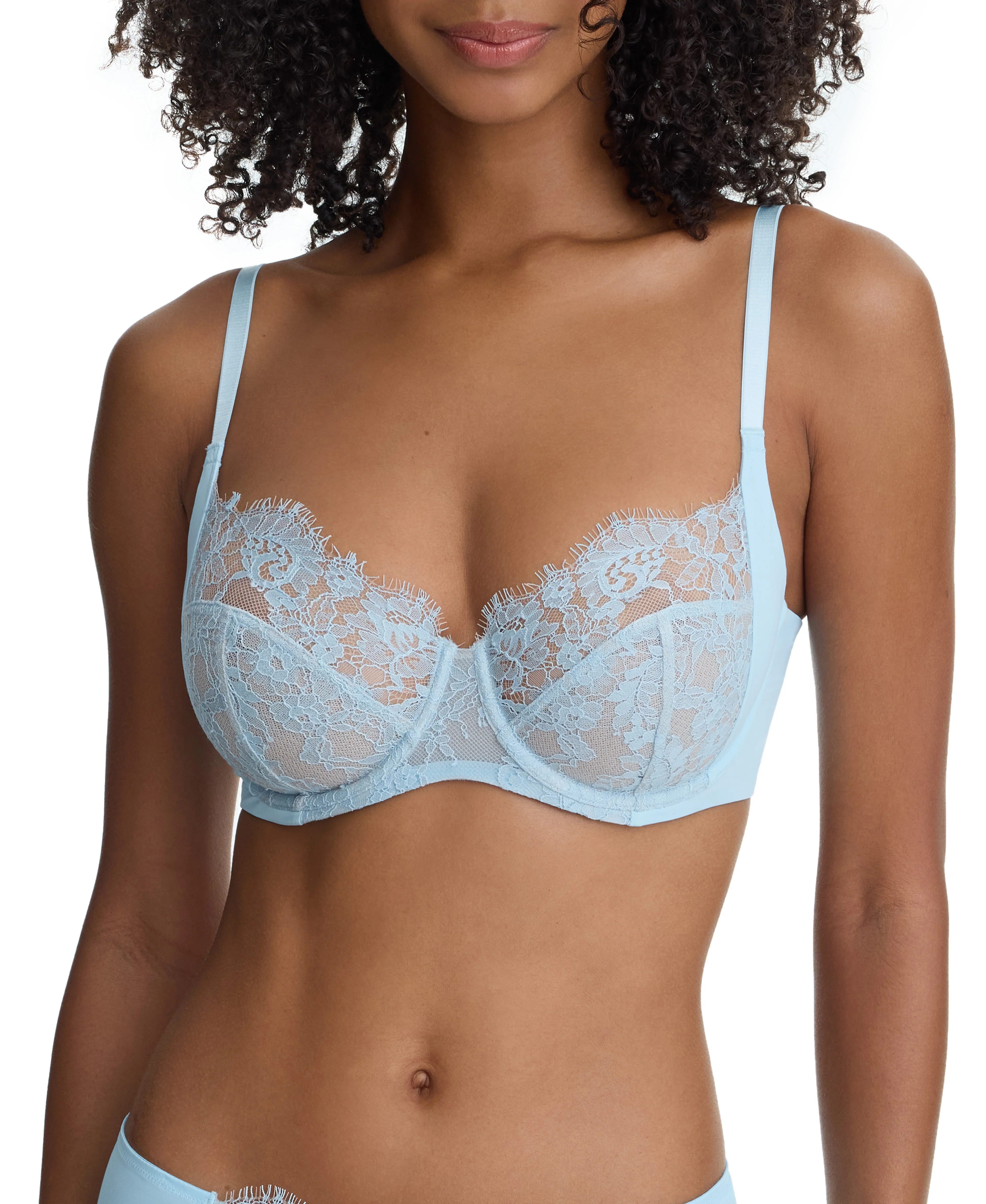 Entice Lace Full Coverage Side Support Balconette Bra