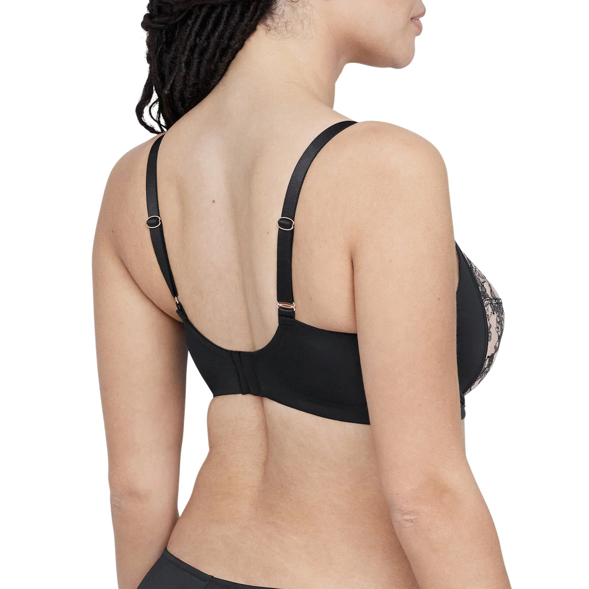 Entice Lace Full Coverage Side Support Balconette Bra - Image 3