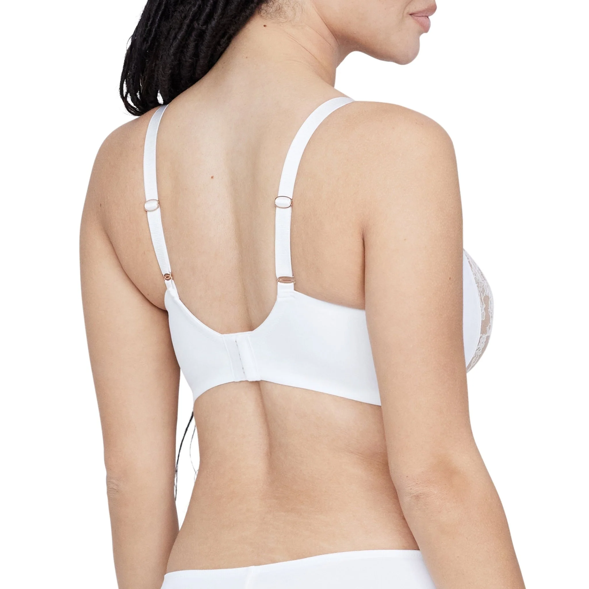Entice Lace Full Coverage Side Support Balconette Bra - Image 3