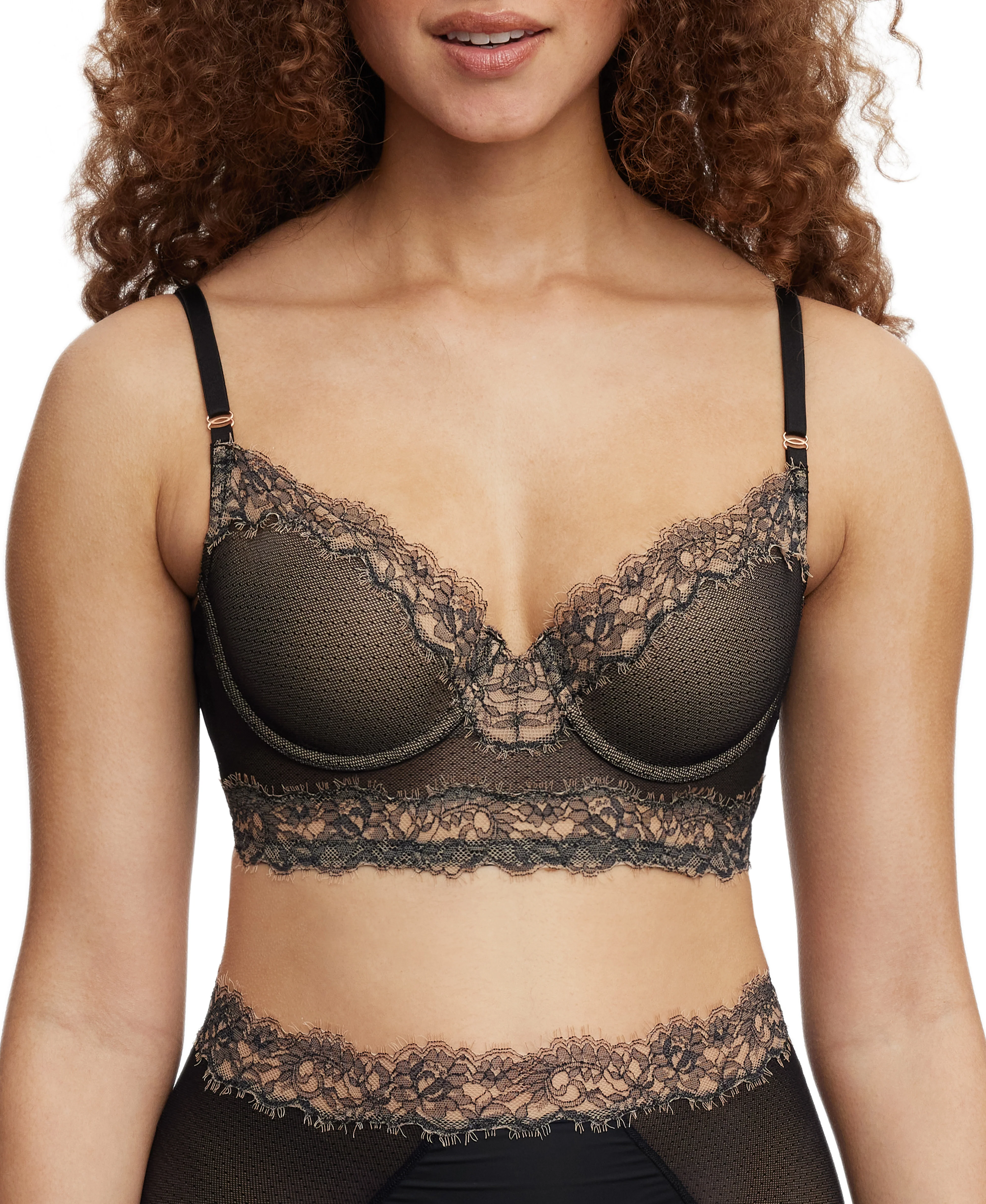 Entice Longline Lace Bra - Image 2