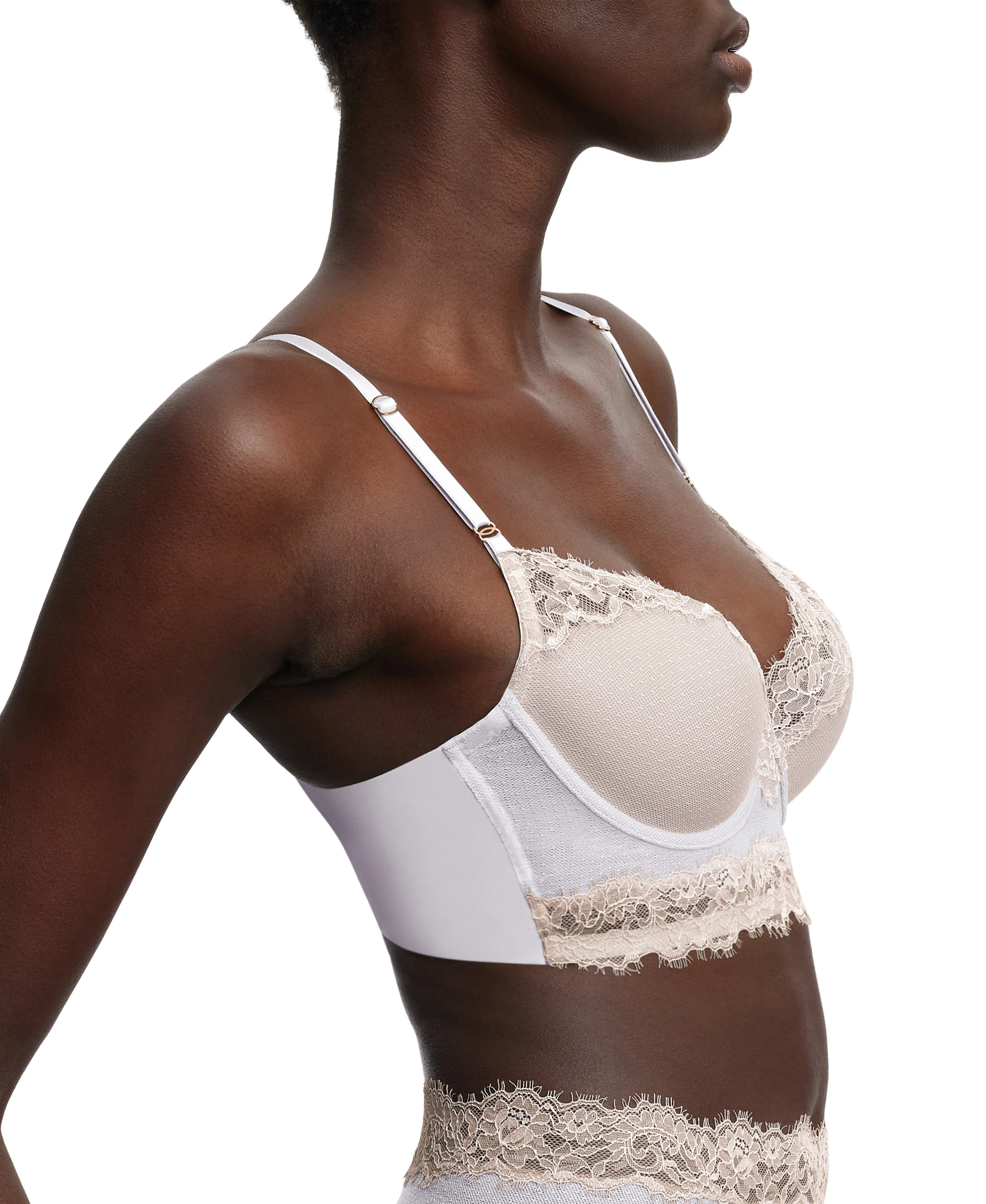 Entice Longline Lace Bra - Image 2