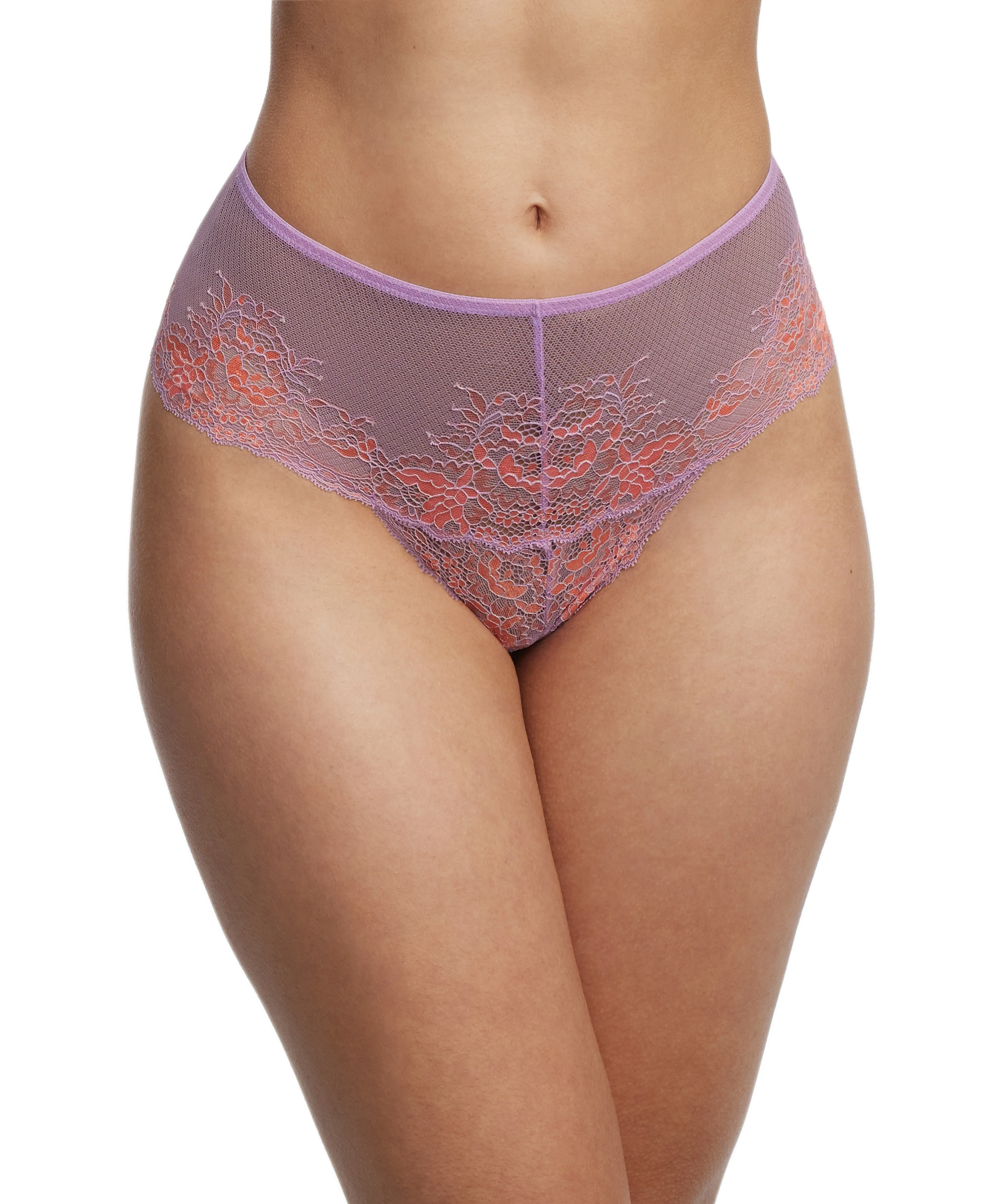 Flaunt Lace High Waist Thong