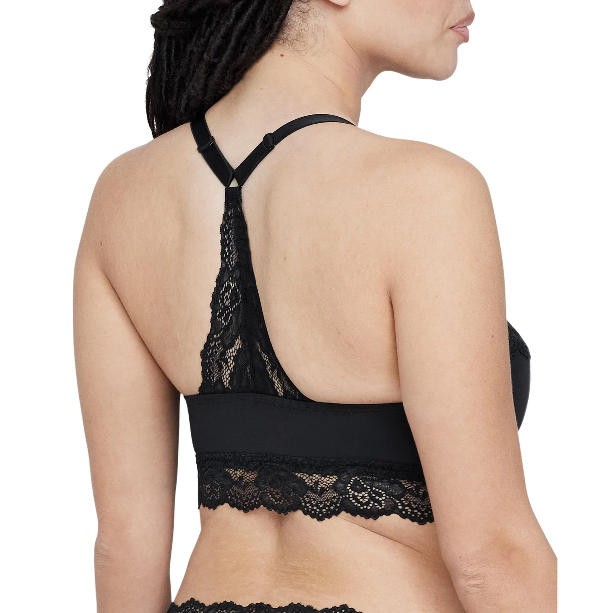 Goddess T-back Busty Lace Bralette - Image 7